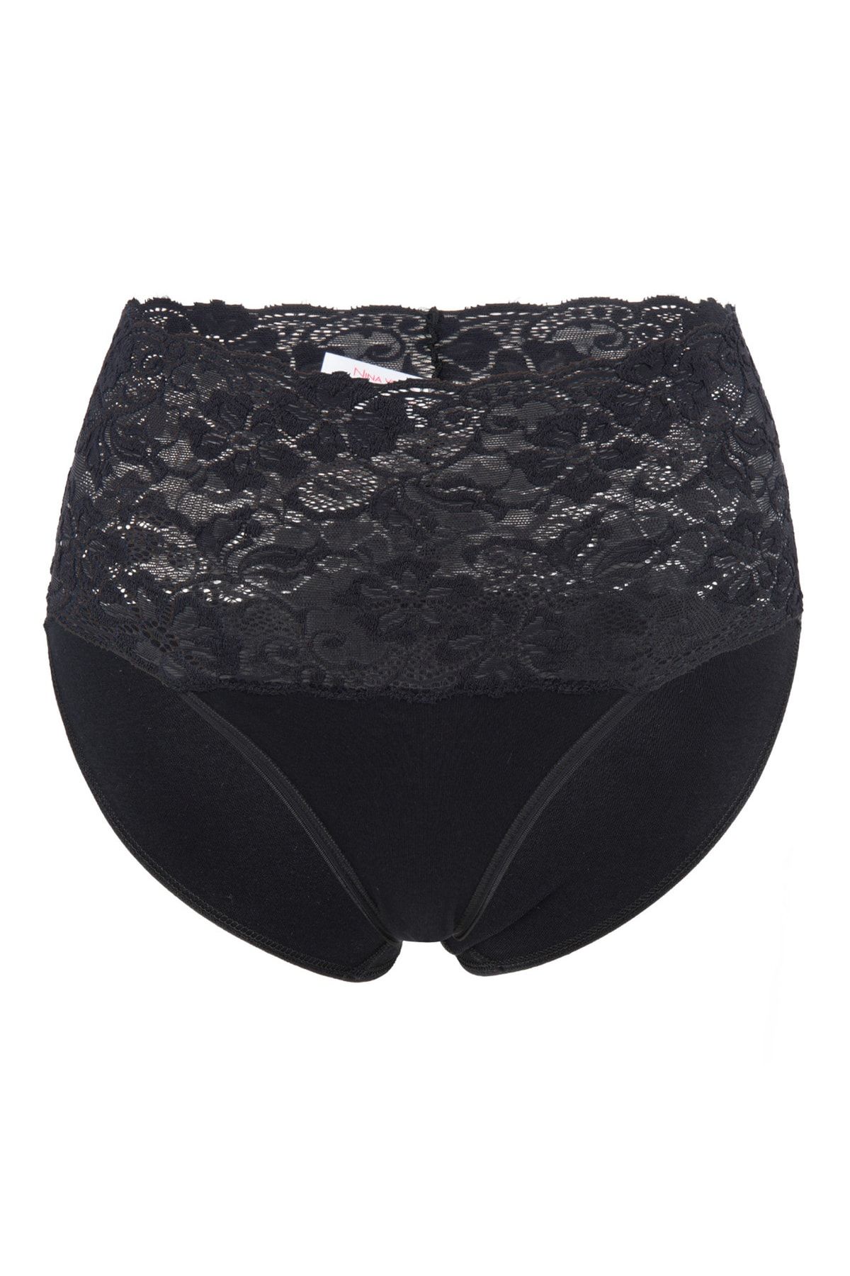 Nina von C. Slip Schwarz Unifarben