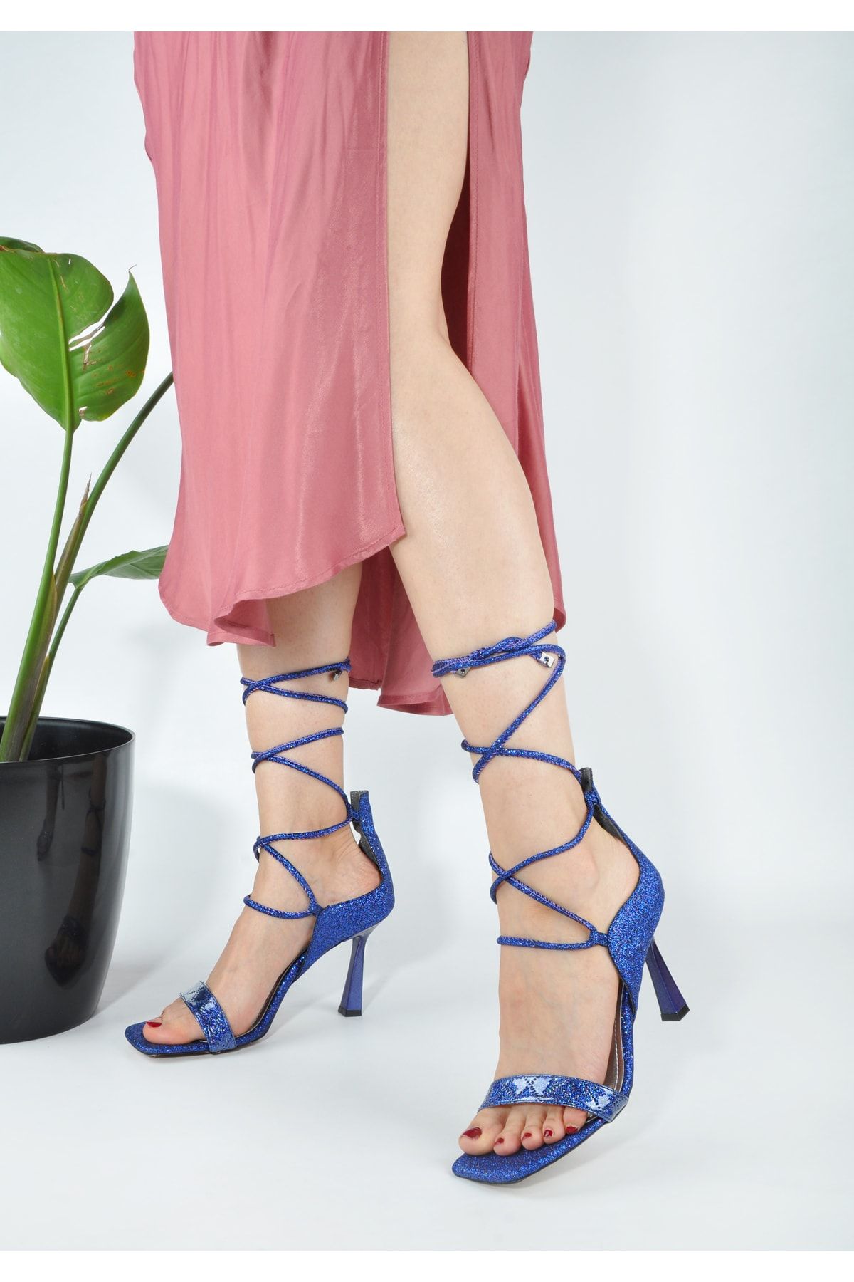 Cobalt blue sale high heels