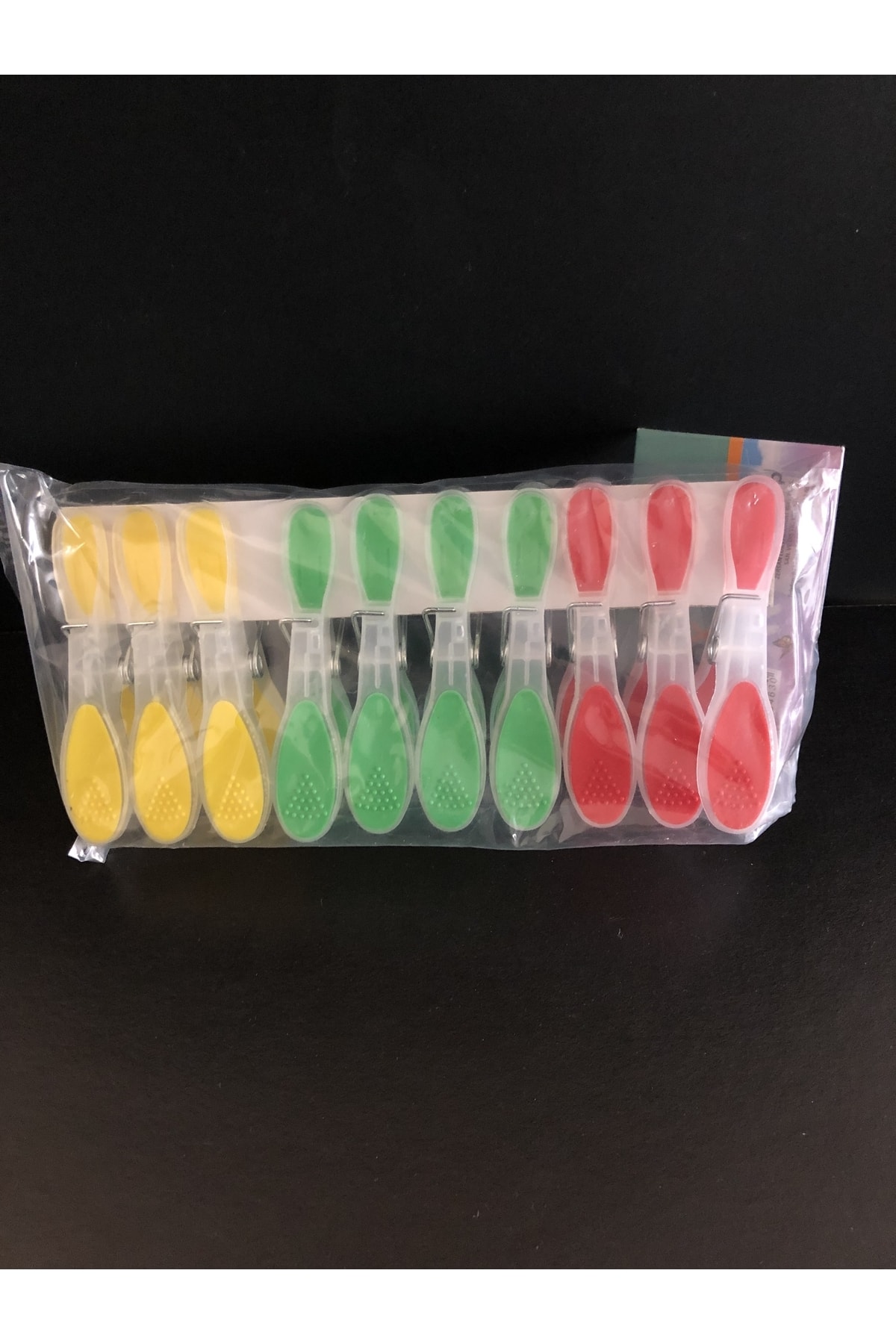 DİBA AVM Çamaşır Mandalı Iz Bırakmayan Silikon Çamaşır Mandalı 10 Lu Ip Mandalı