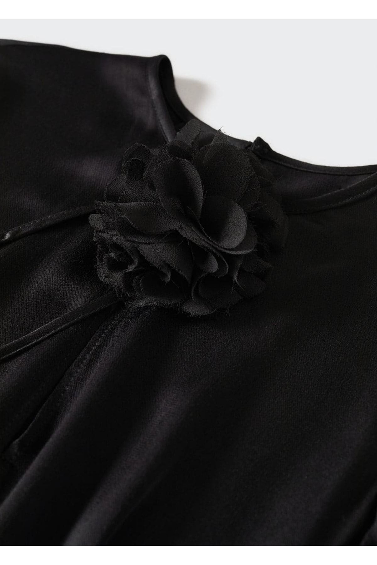 MANGO Woman-Kvetinový detailný saténový overal 6
