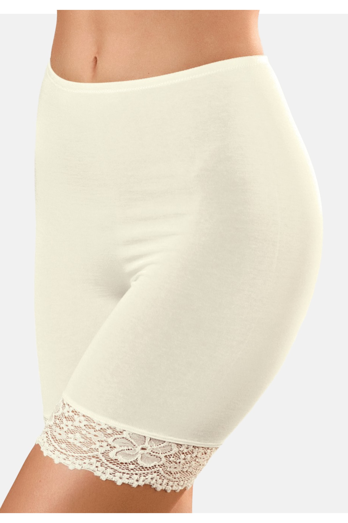 Nina von C. Slip Weiß Unifarben Fast ausverkauft FN7743