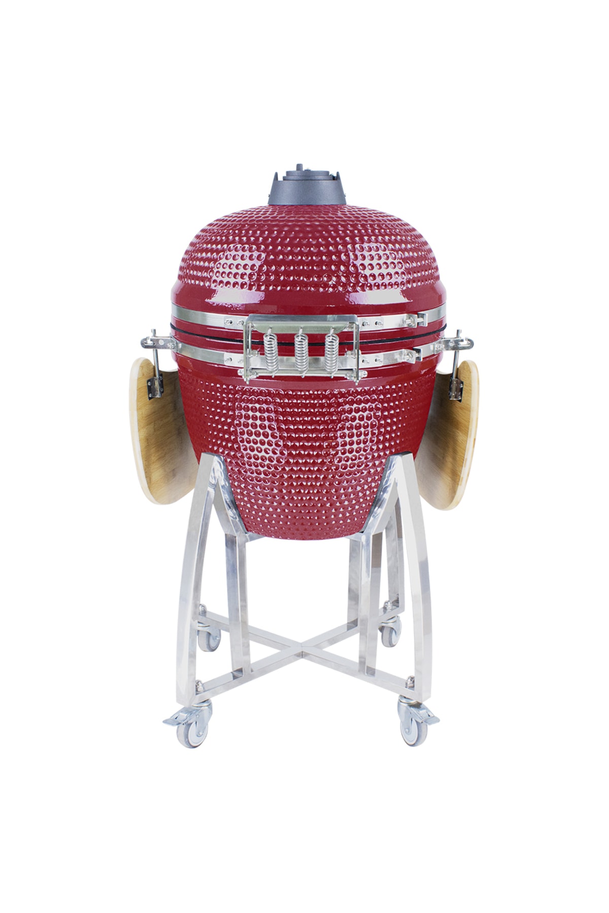 23.5' Kamado Mangal Xlarge 59.5 Cm Kırmızı 4