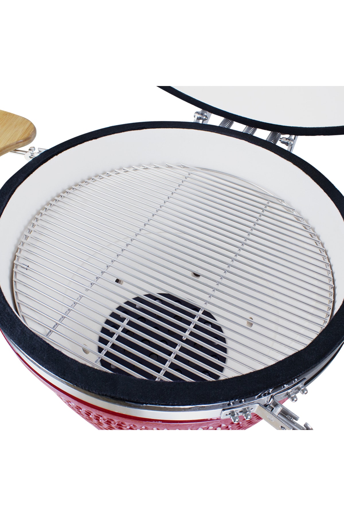 23.5' Kamado Mangal Xlarge 59.5 Cm Kırmızı 7