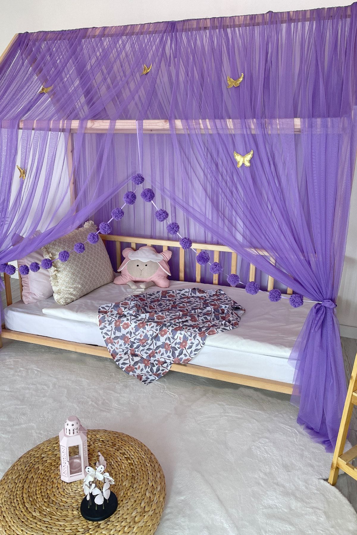Miniden Mosquito Net Purple Polyester Trendyol