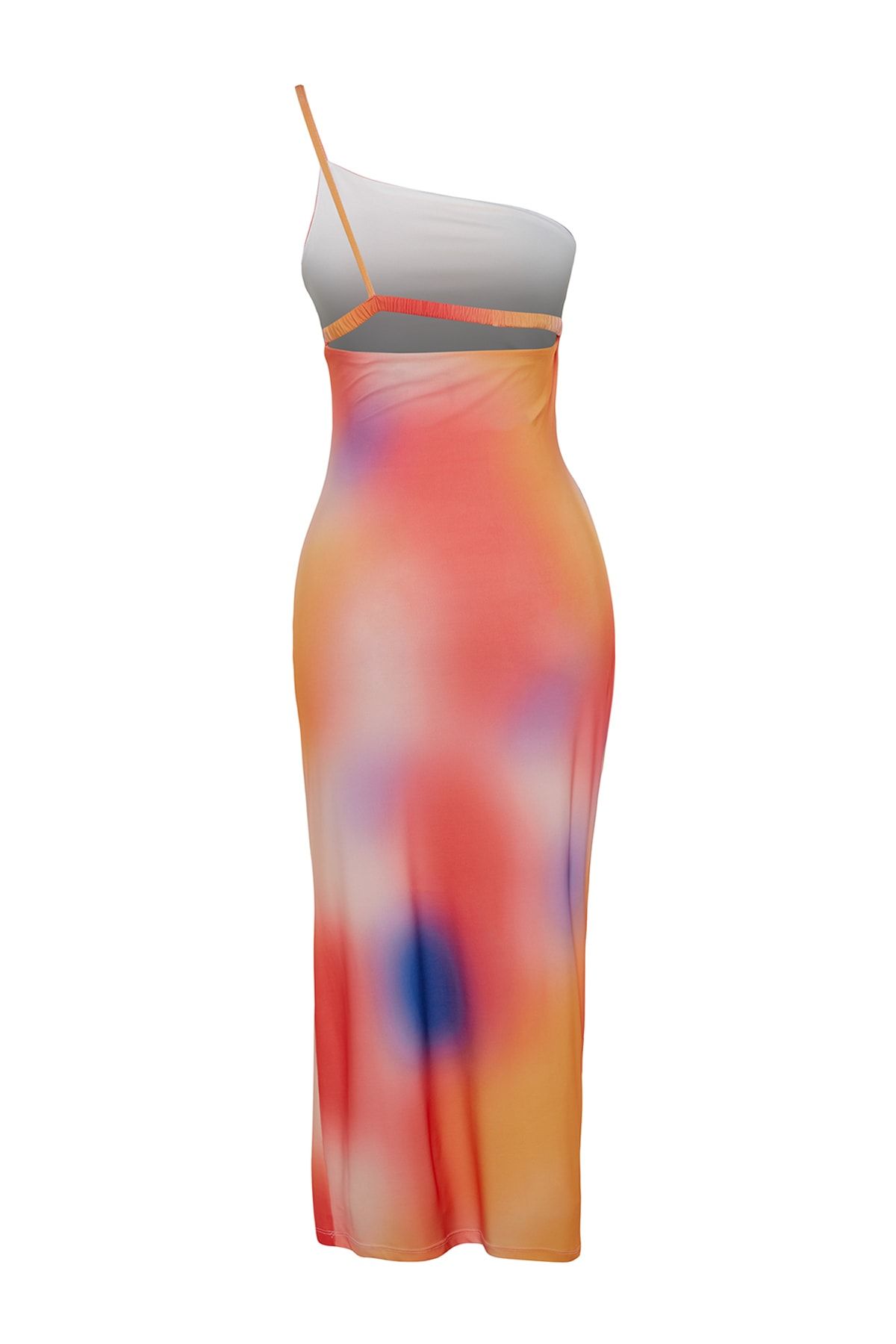 Trendyol Collection-Rochie tricotată midi, ajustabilă, multicoloră, ediție limitată TWOSS23EL01577 9