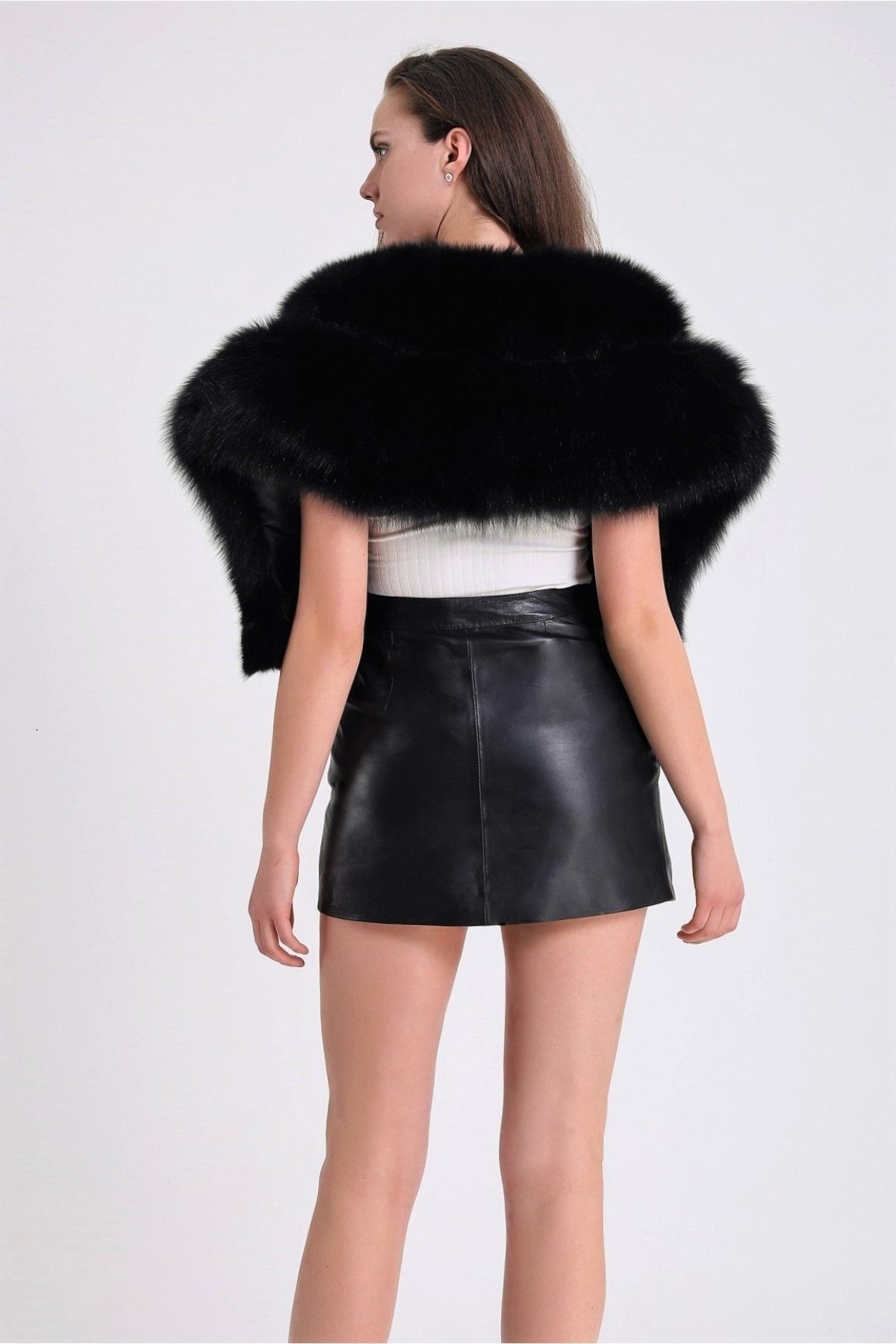 Leather Club-Black Fox Fur Etol 4
