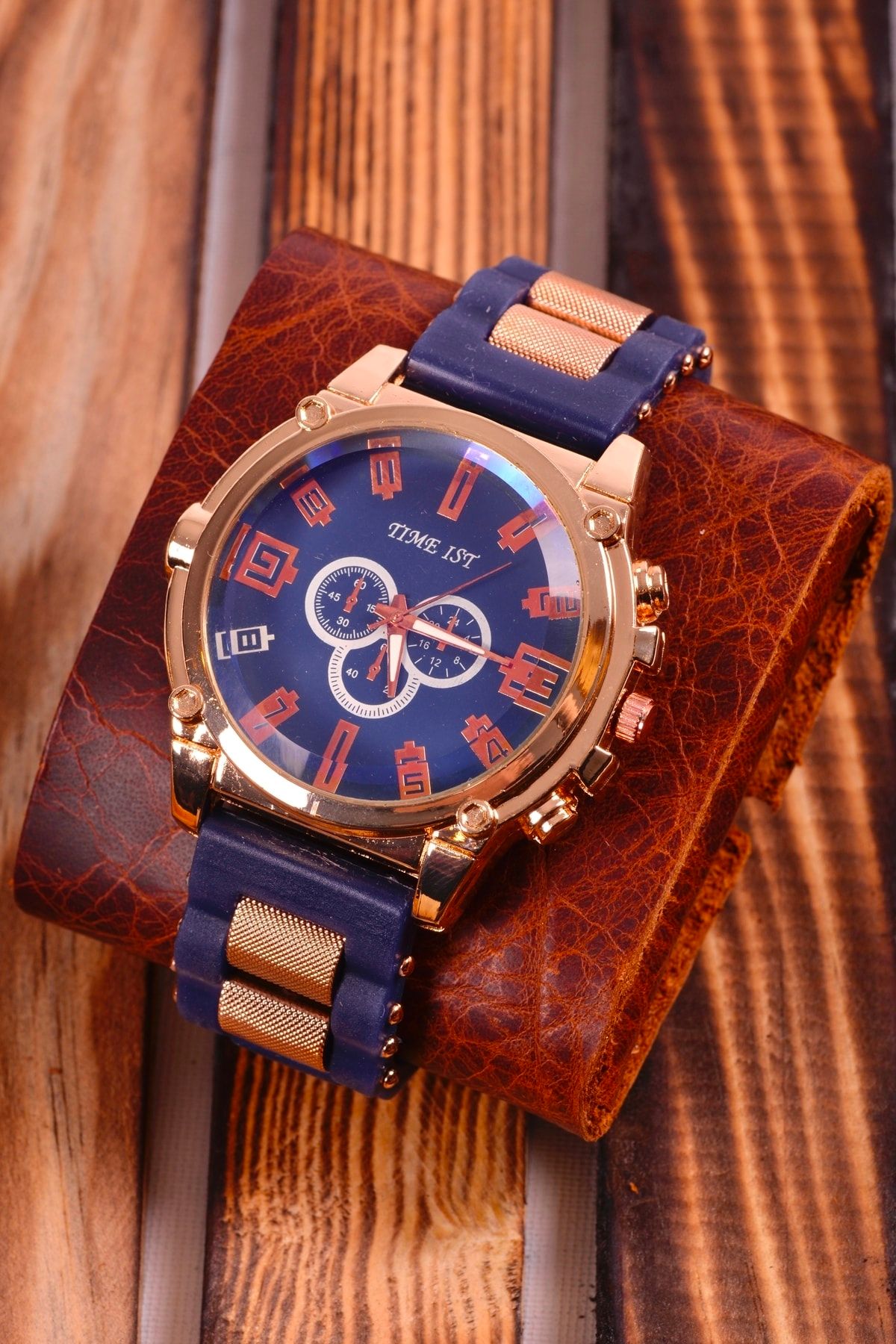 Mens watches navy blue hot sale