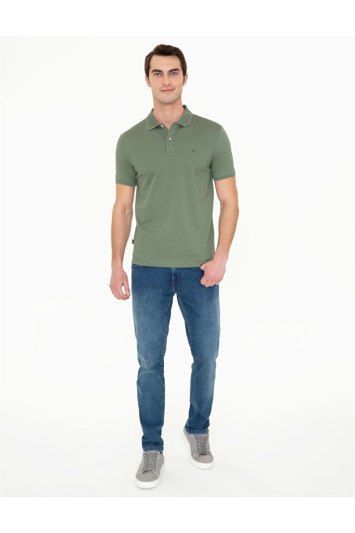 تیشرت یقه پلو مردانه راسته آستین کوتاه | پیر کاردین Pierre Cardin G021SZ011.000.1370054.VR027 - تصویر 4