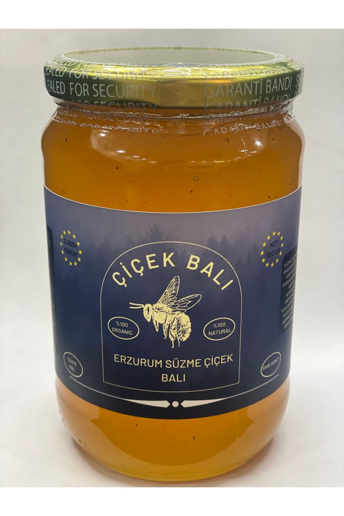 çibal Süzme Çiçek Balı 850gram Organik Bal Hakiki Yayla Çiçek Balı