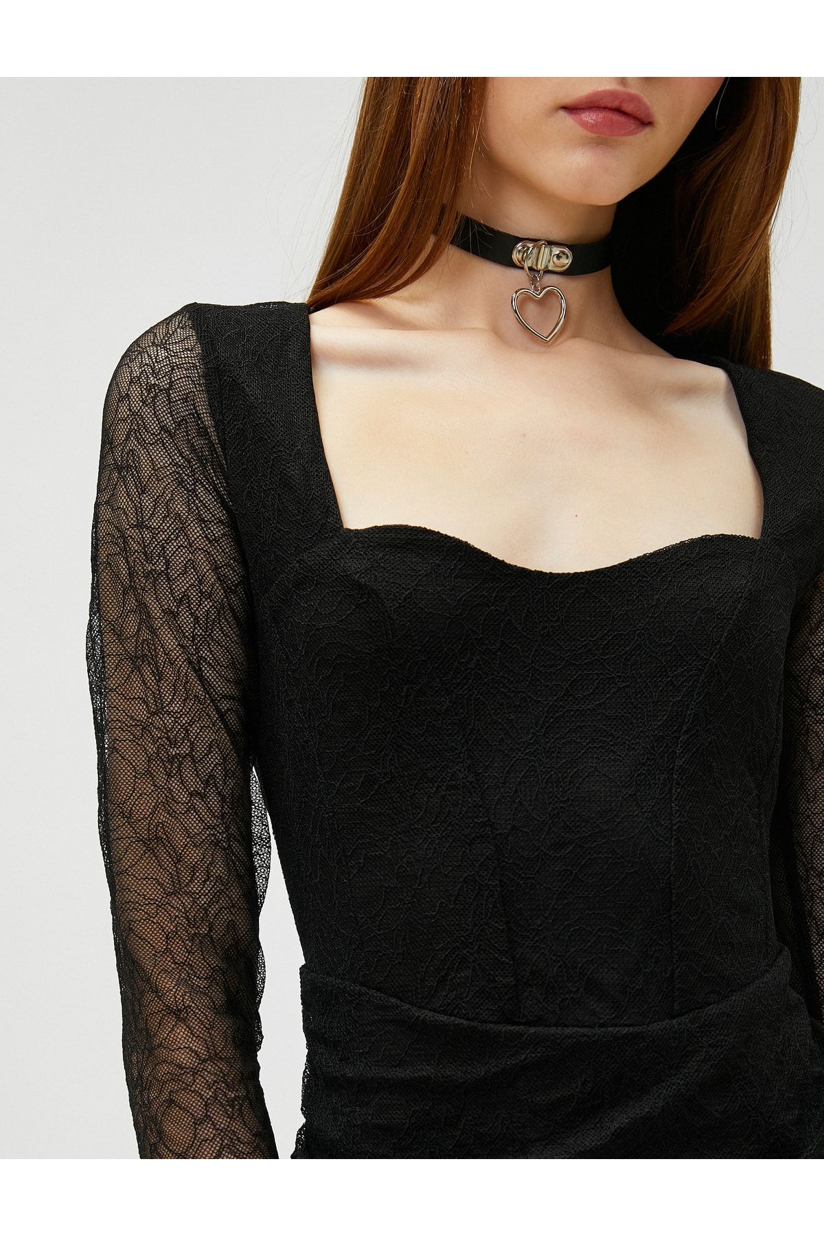 Koton Kleid Schwarz A-Linie Fast ausverkauft