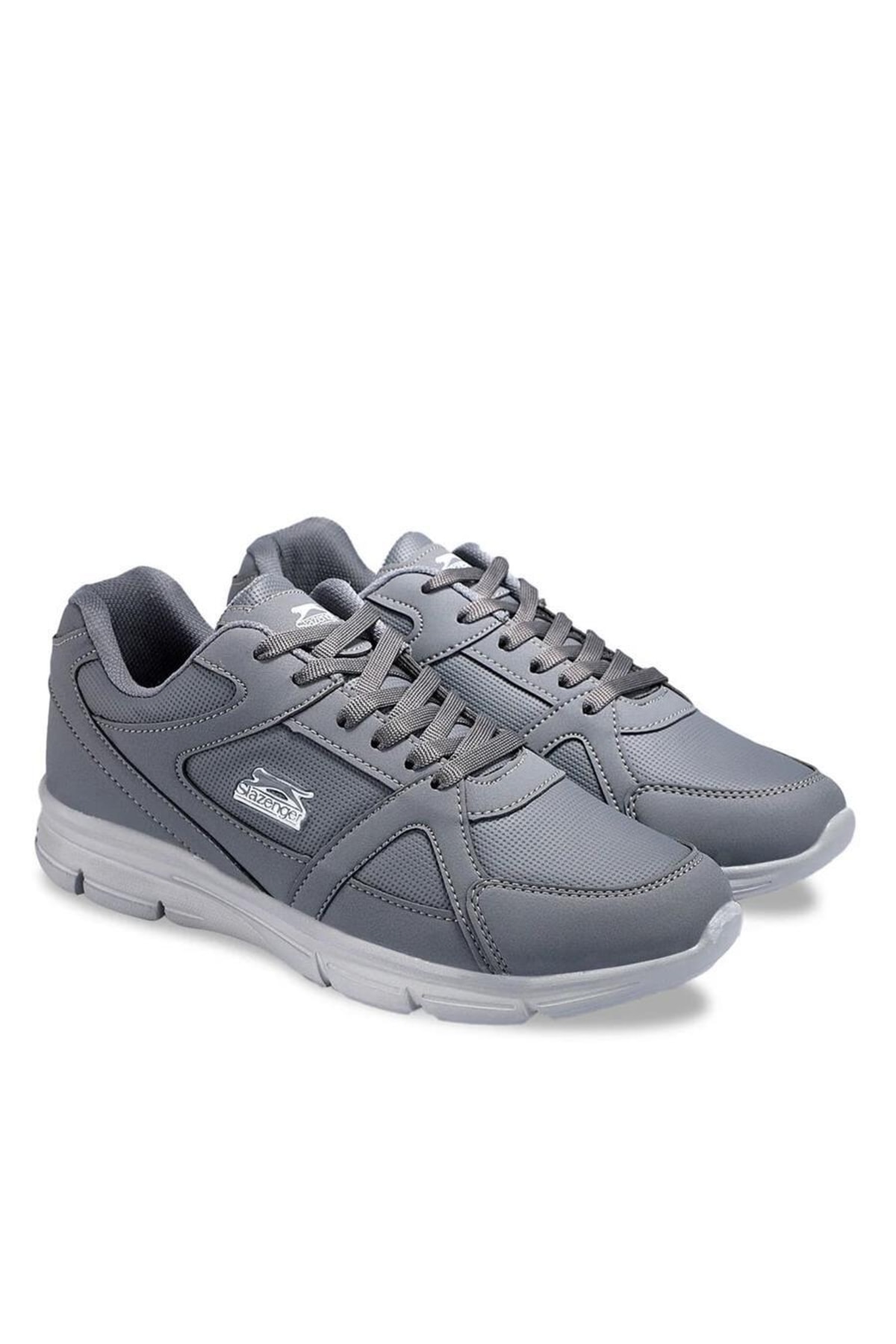 کتانی تمرین و دویدن اسلازنگر مردانه  خاکستری         | Slazenger SA20RE011-23007.02.05 TR - تصویر 3