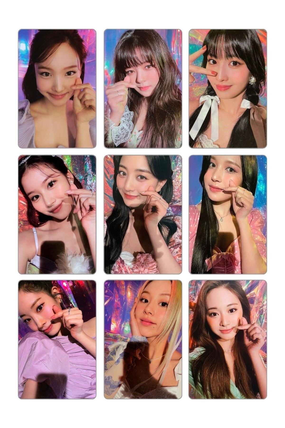 animeandyourworld Blackpink-twice-bts Fotokart 9 Adet Kesilmiş 8*6