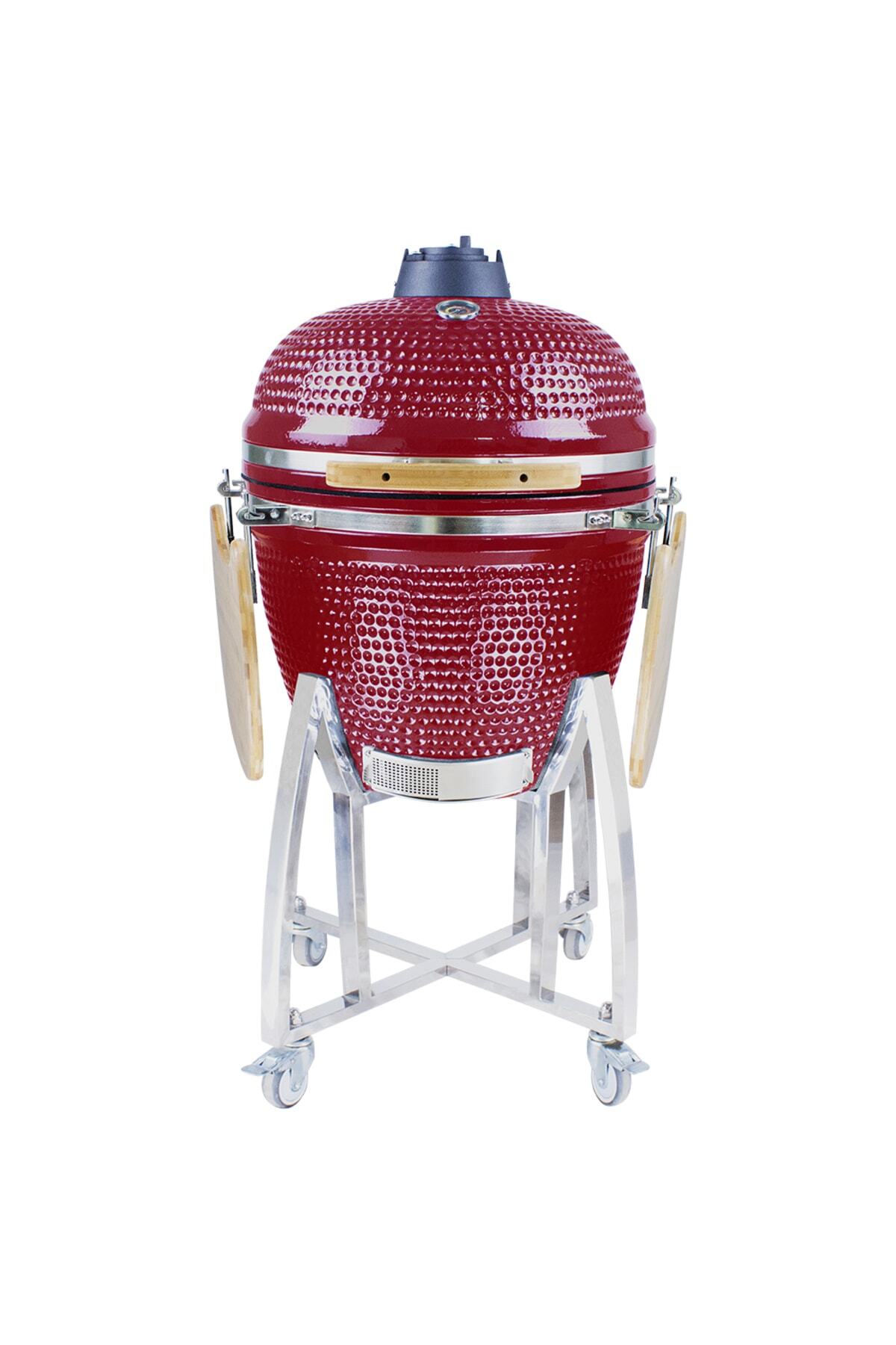 23.5' Kamado Mangal Xlarge 59.5 Cm Kırmızı