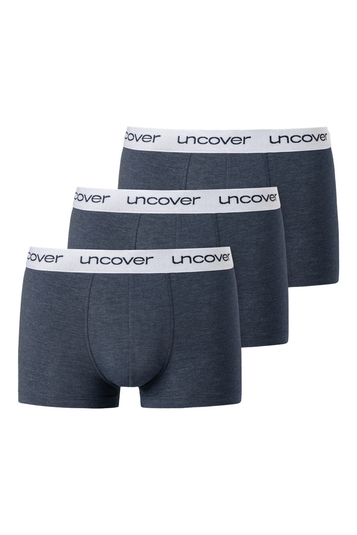 uncover by Schiesser Boxershorts Blau 3er-Pack