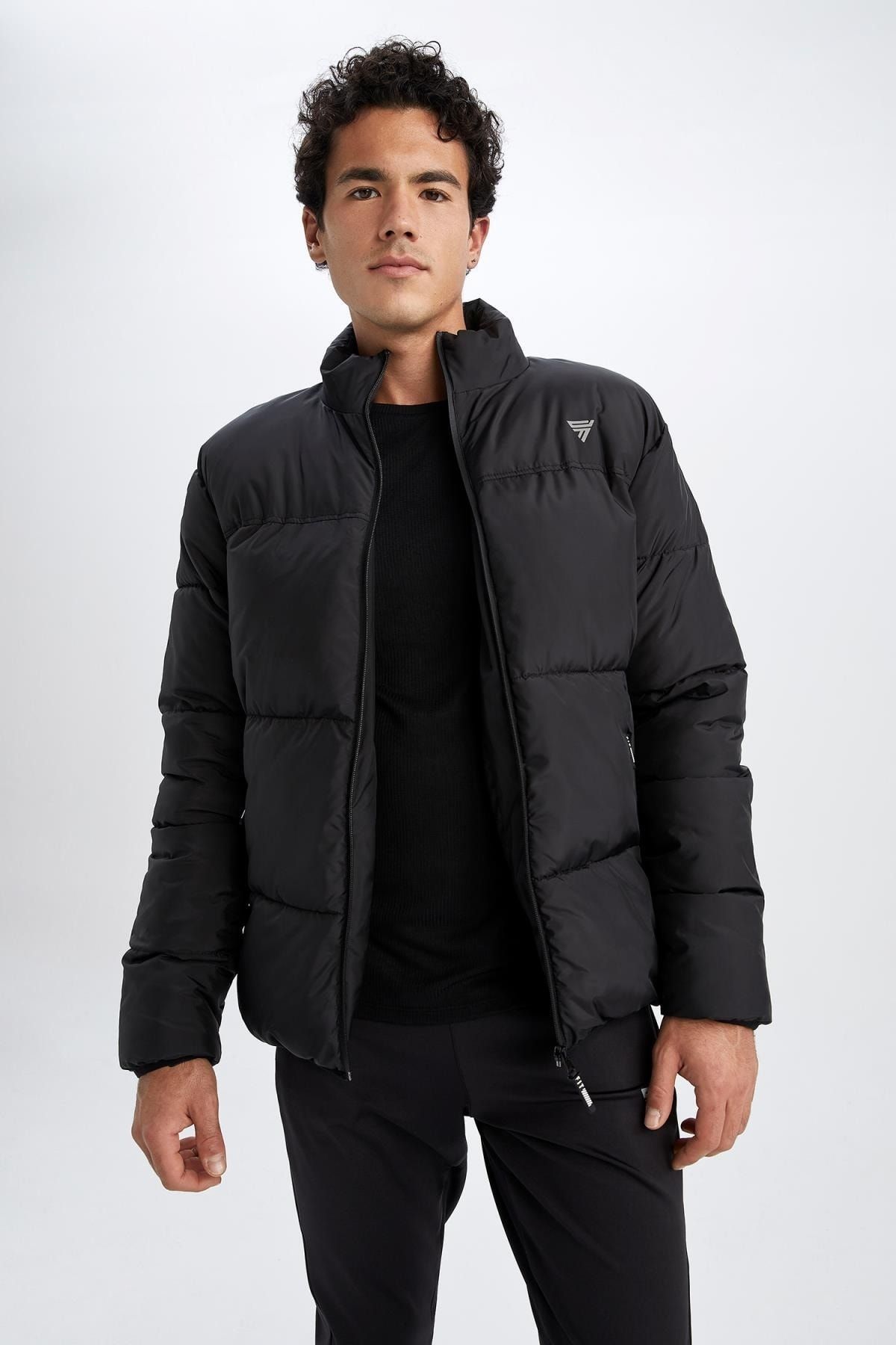 DeFacto Su İtici Rüzgar Geçirmez Defacto Fit Oversize Fit Dik Yaka Mont PE10694