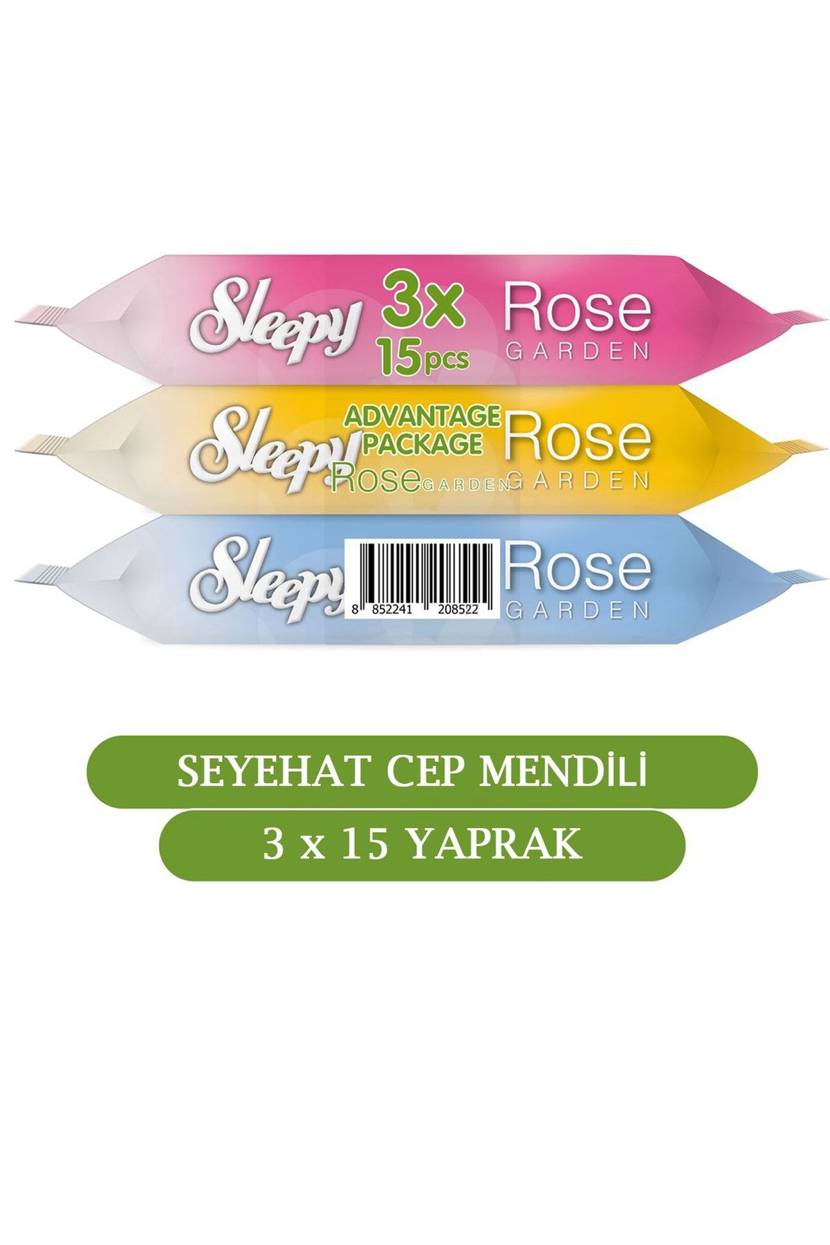 SLEPY CEP MENDİL SEYEHAT PAKET 3'LÜ *12*