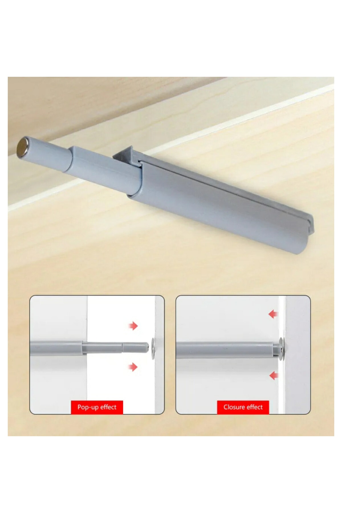 ARON (2 ADET) Mıknatıslı Kapak Itici Bas Aç Mekanizması Manyetik