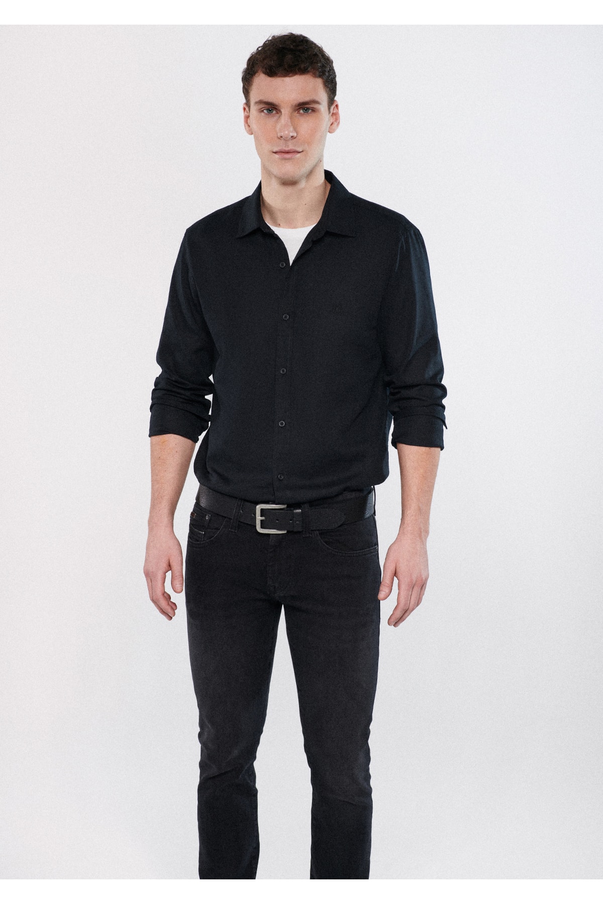 پیراهن آستین بلند مدل اسلیم فیت  ماوی Mavi (ساخت ترکیه)
