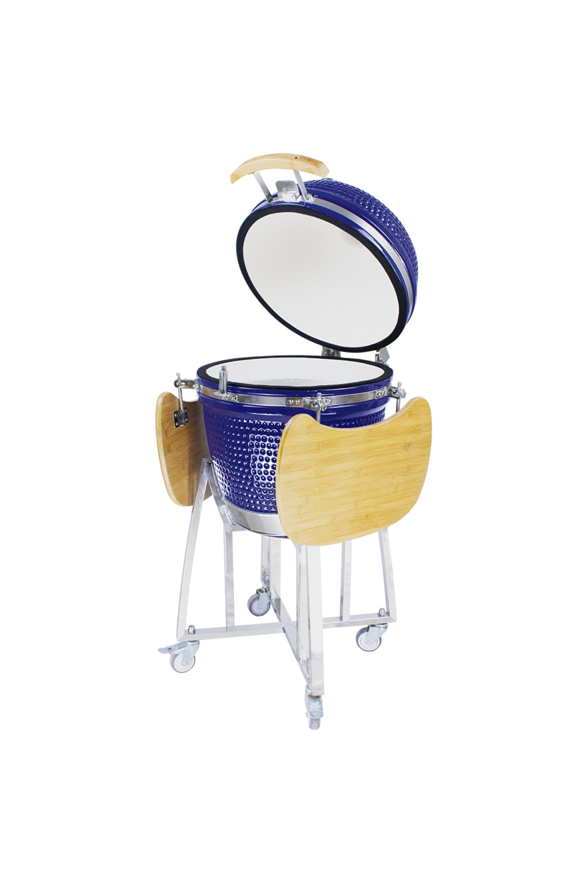 21' Kamado Mangal Large 55 Cm Mavi 5