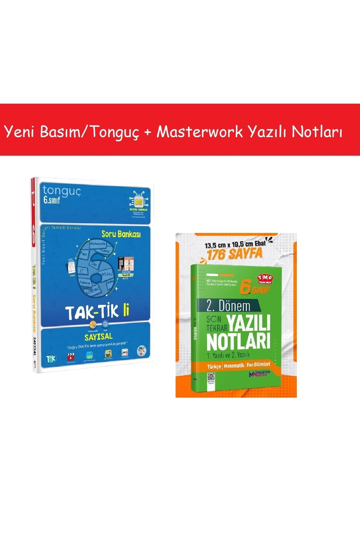 Tonguç Yayınları Tonguç 6. Sınıf Taktikli Sayısal Soru & 6. Sınıf 2 