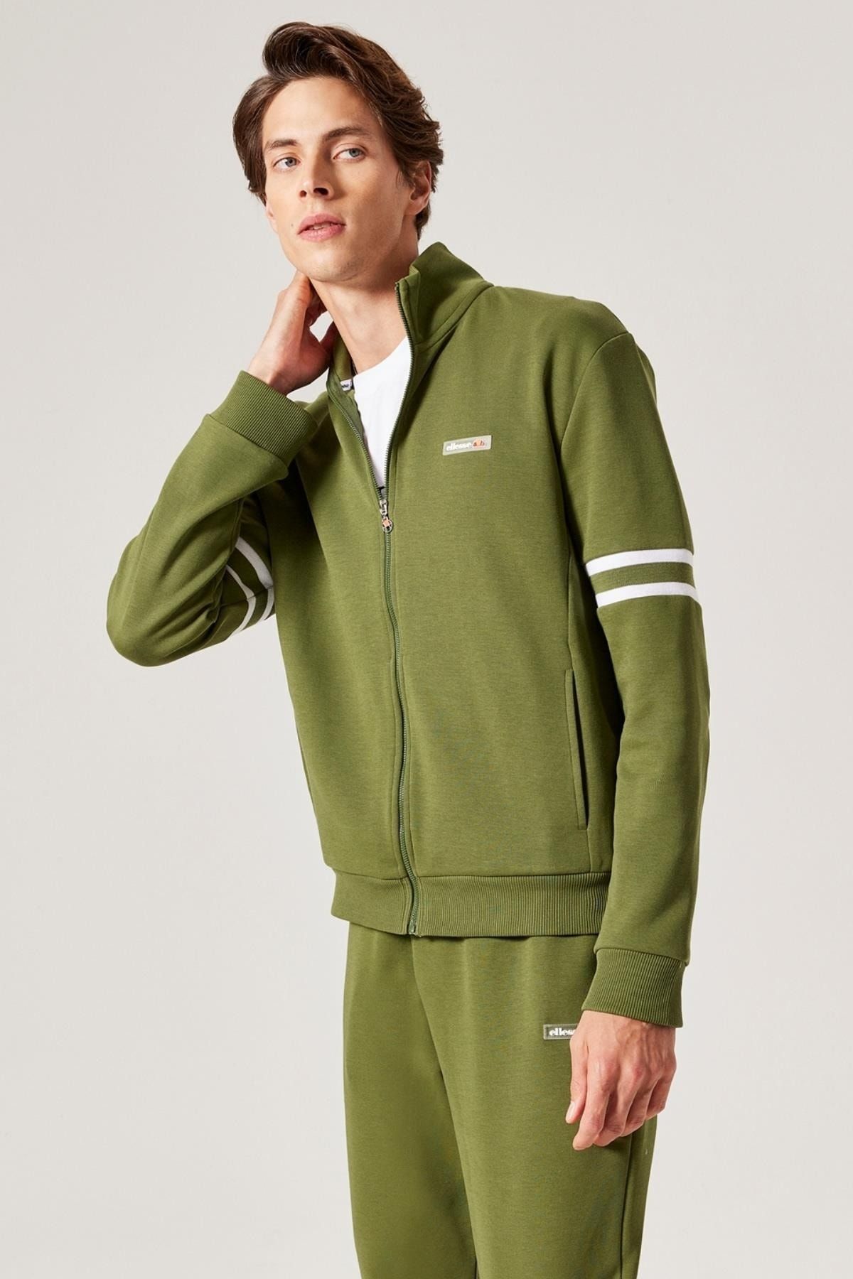 Ellesse clearance tracksuit green