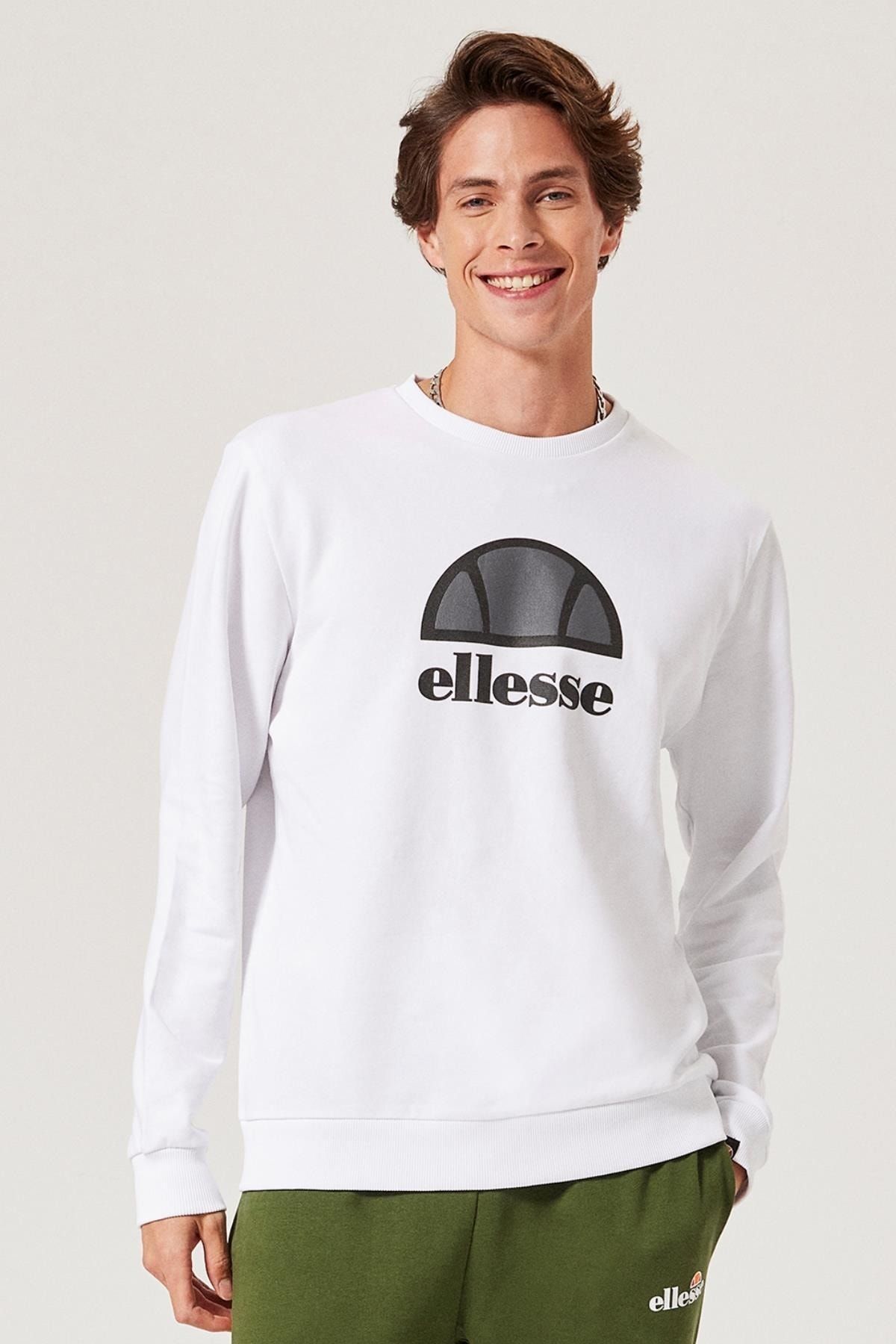 Ellesse Sports Sweatshirt White Trendyol