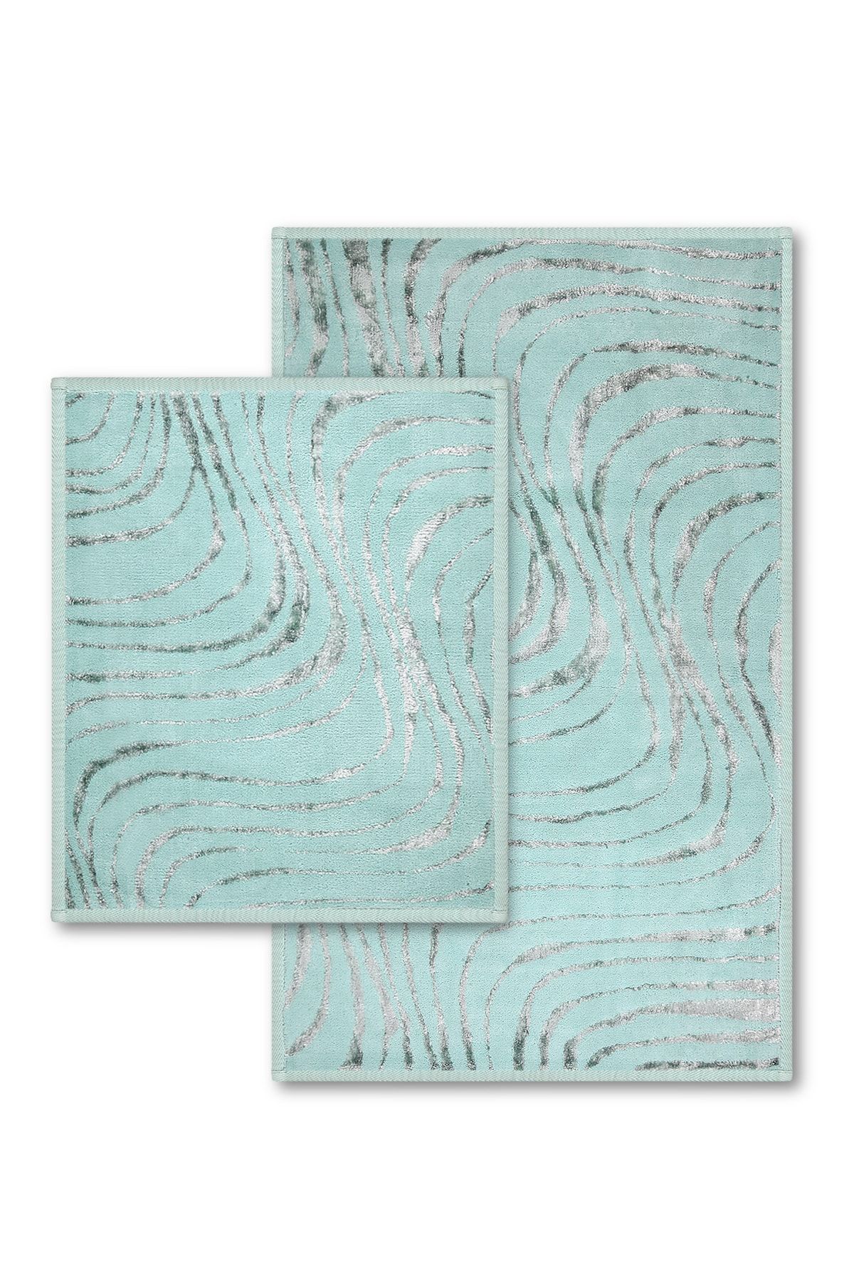 Bluenity Swırl 60x100+50x60 Turquise Green