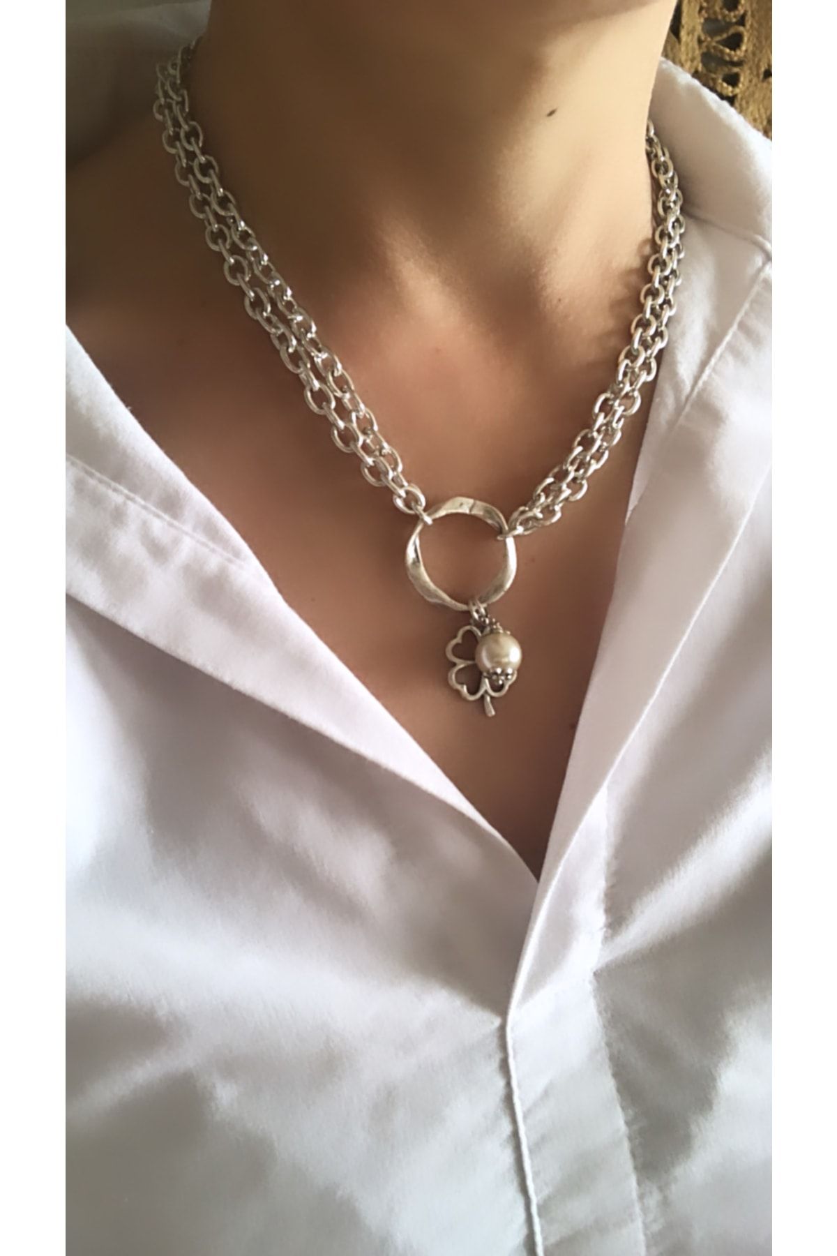 O ring deals chain necklace