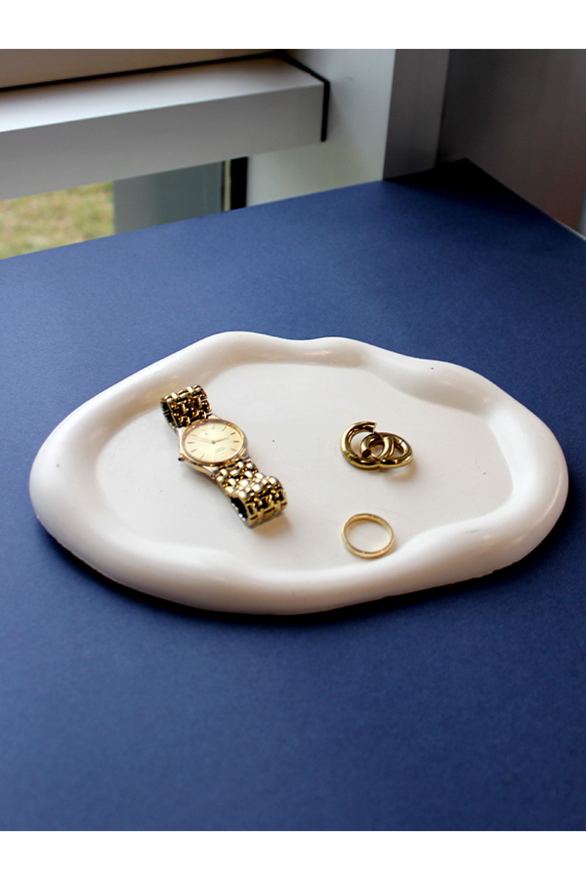 The Craft Thor Düzensiz Formlu Modern Beton Organizer