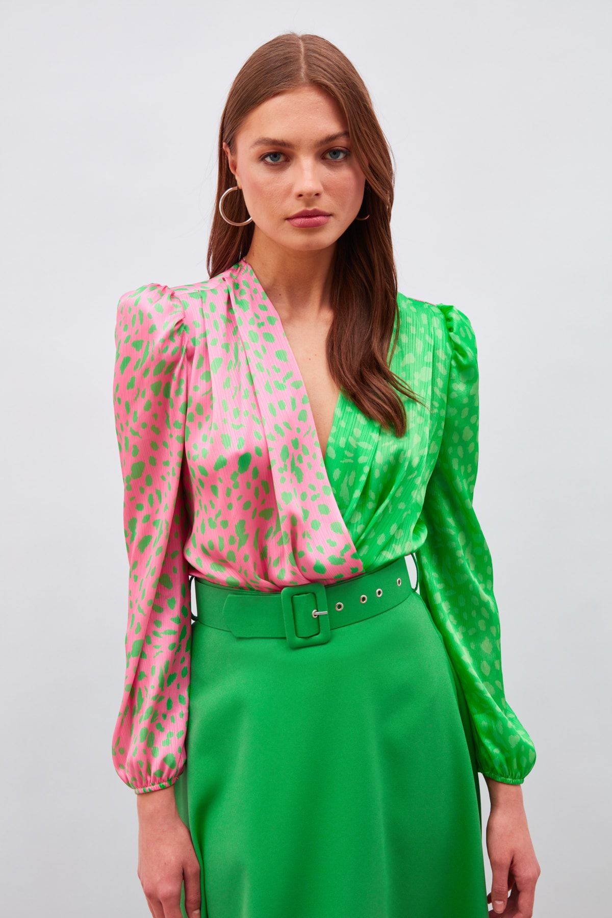 Patterned bodysuit discount