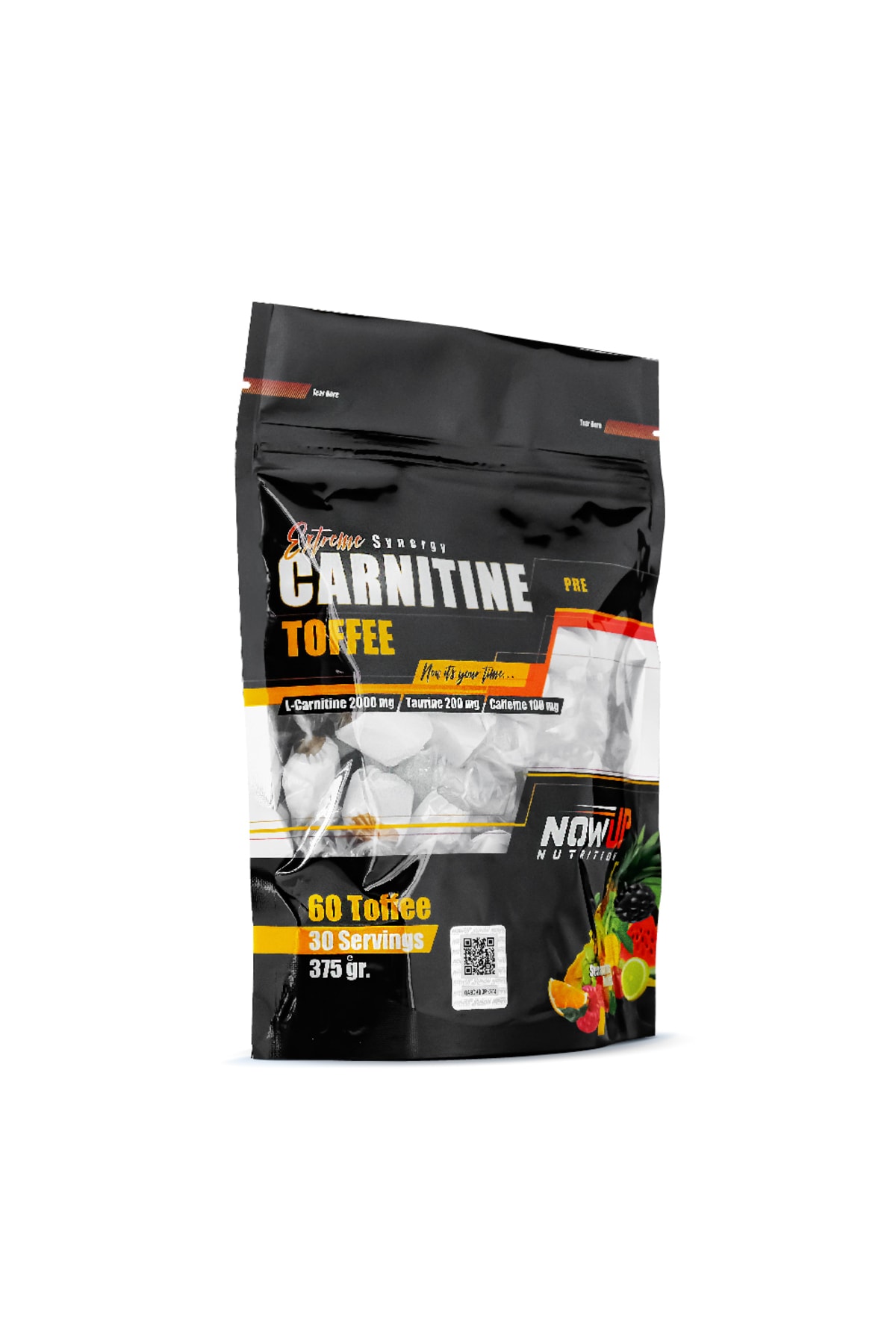 NOWUP NUTRITION L-carnitine 60 Toffe / Seasonal Fruits
