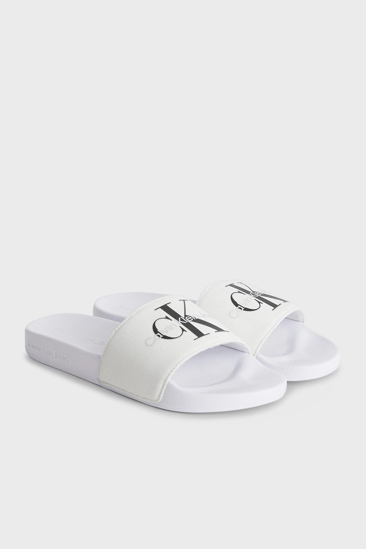 Calvin klein deals white mules