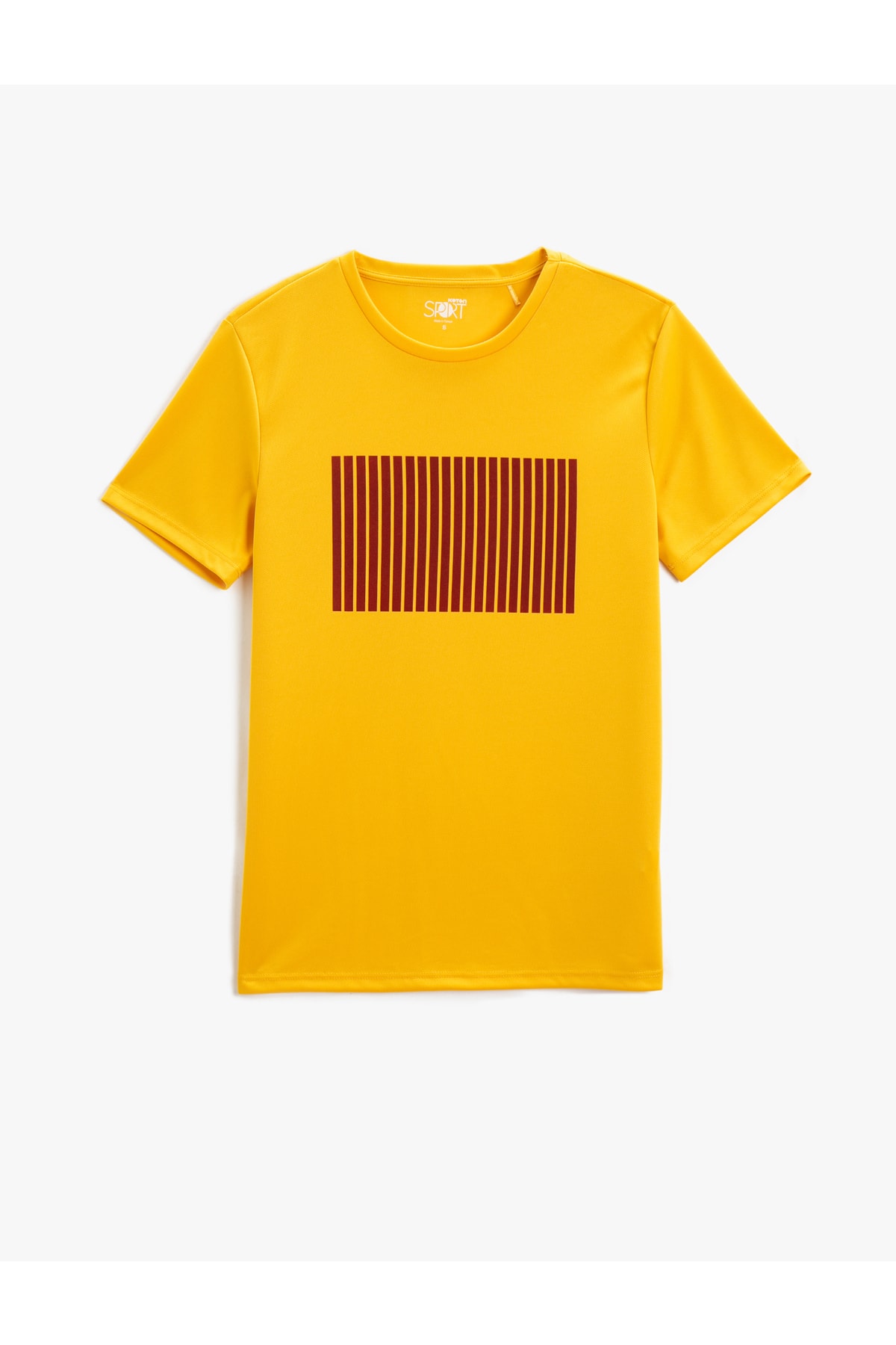 Koton T-Shirt Gelb Regular Fit Fast ausverkauft