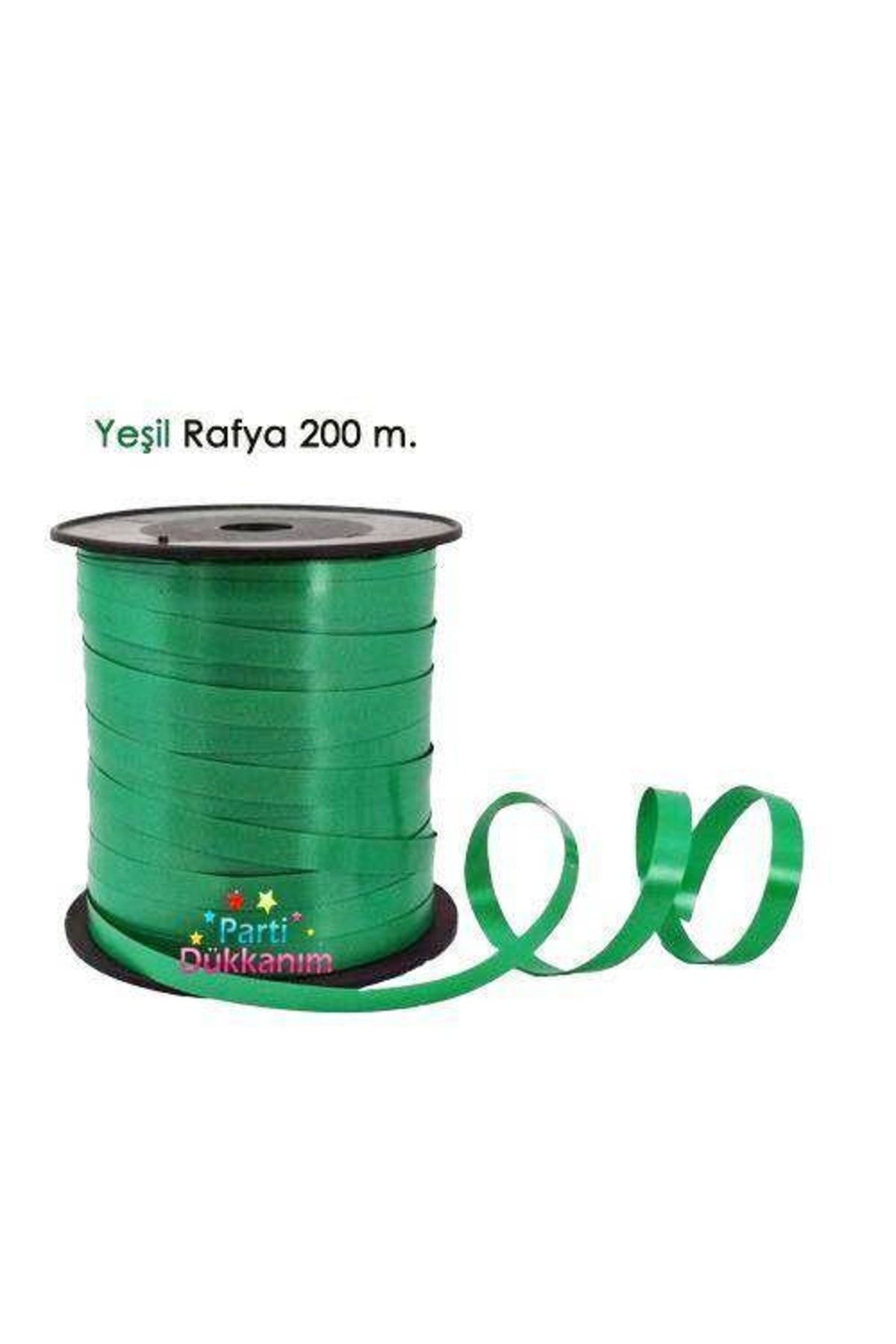 Parti D kkan m Green Raffia 200 Meters