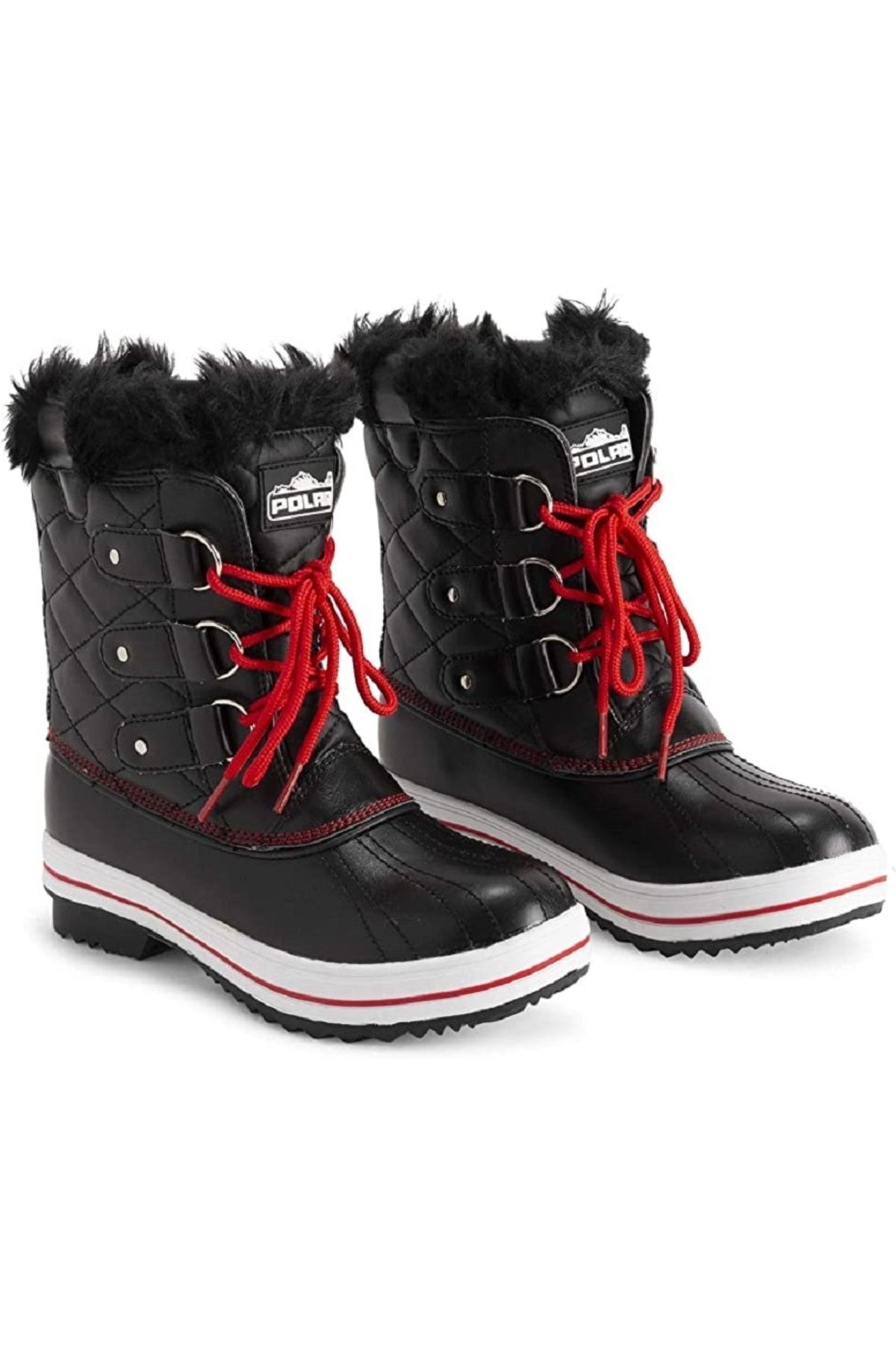 POLAR-Women's Snow Boots Nylon Short Winter Snow Rain Warm Waterproof 7