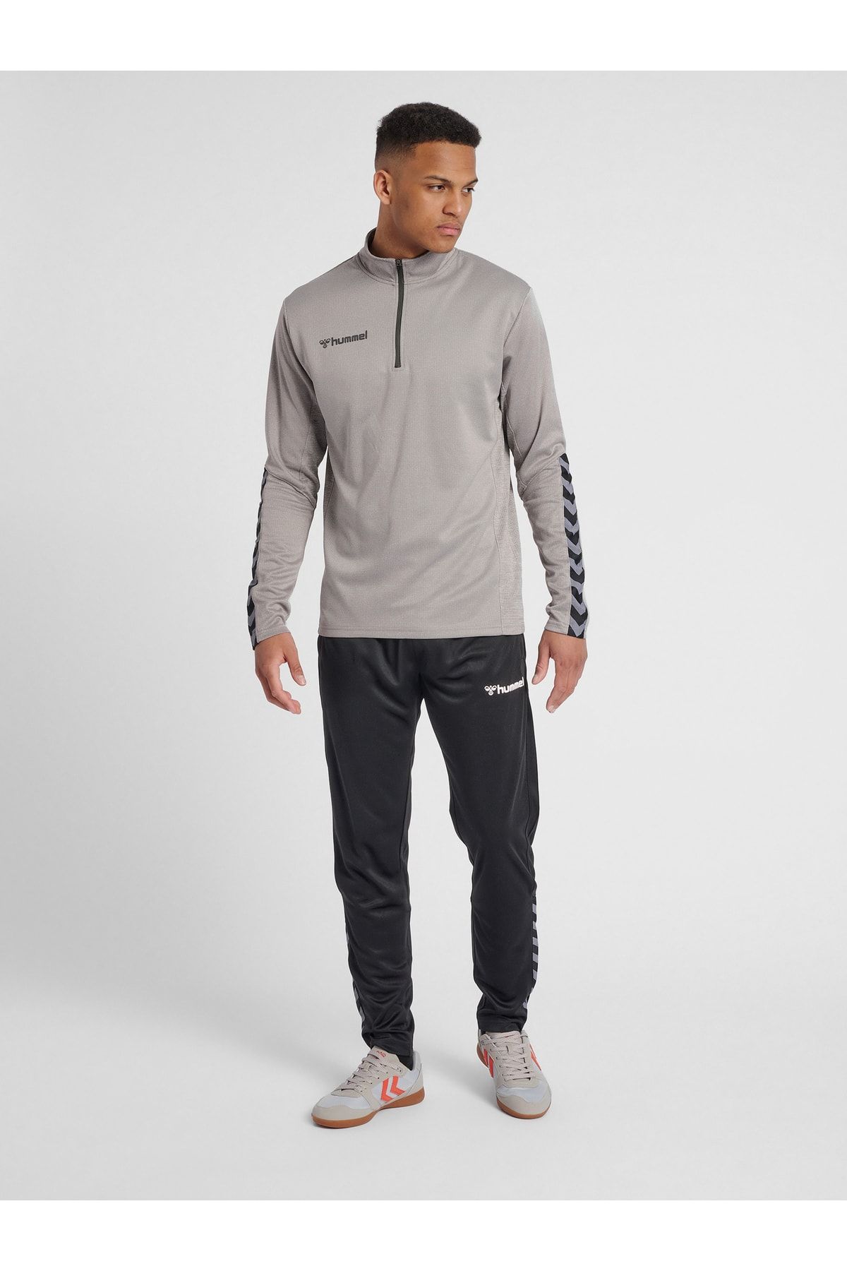 HUMMEL Sweatshirt Grau Regular Fit AR6521