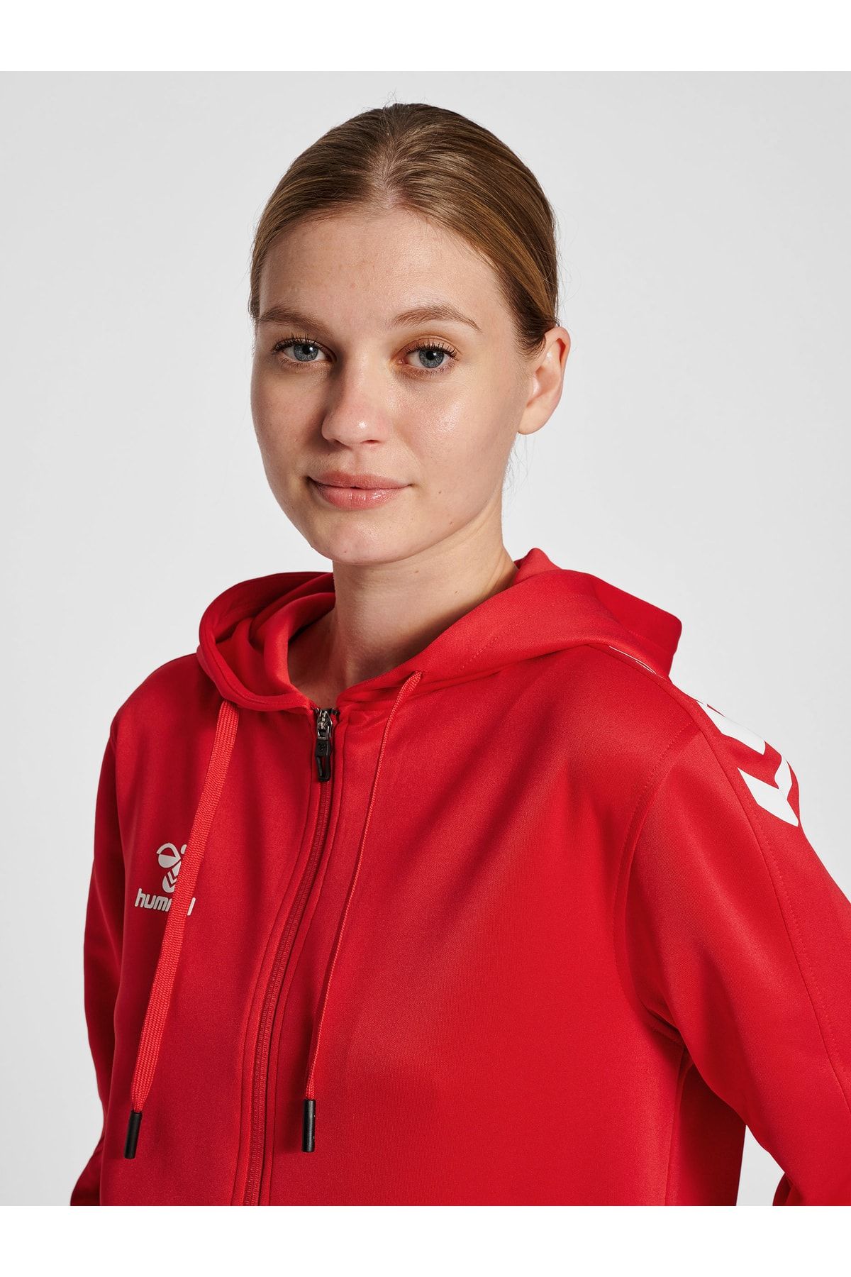 HUMMEL Sweatshirt Rot Regular Fit