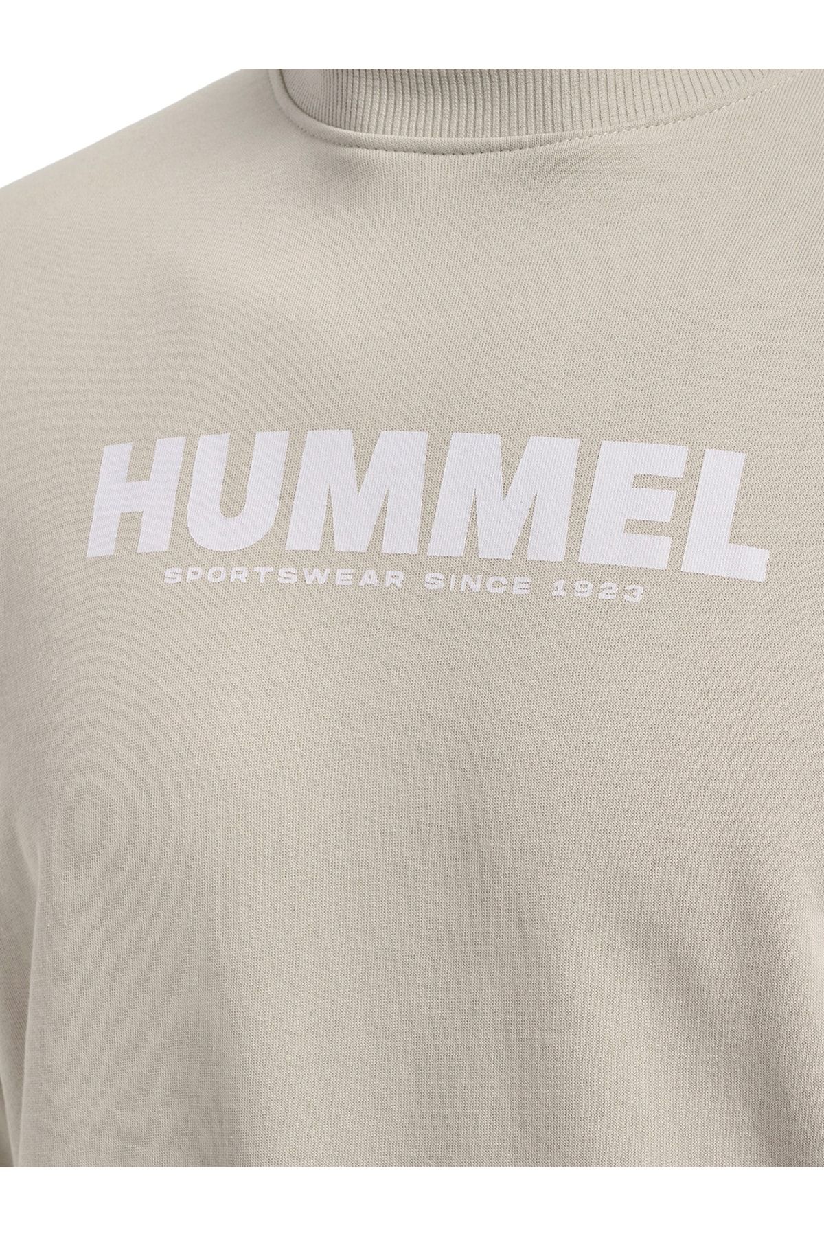 HUMMEL Sweatshirt Beige Regular Fit