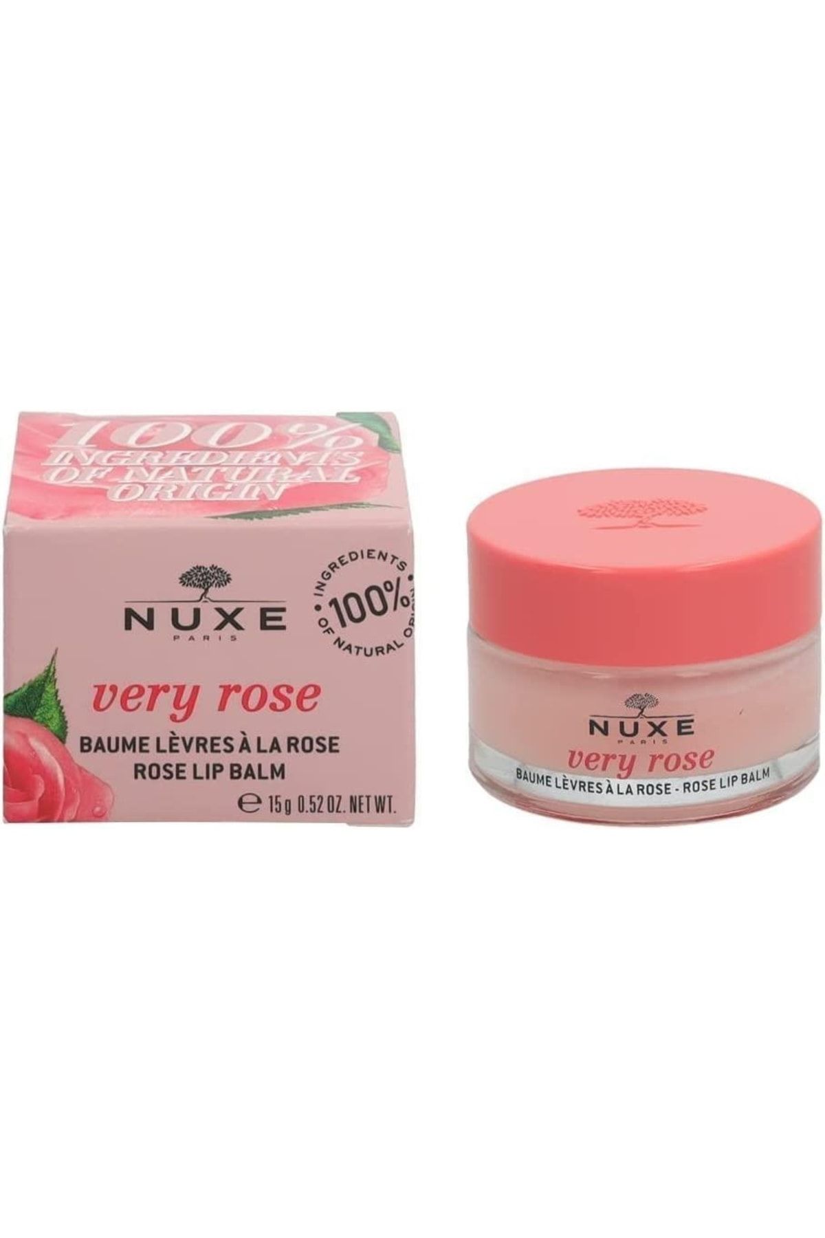 Nuxe Very Rose Питательный бальзам для губ с экстрактом розы 15 г 1888848888186