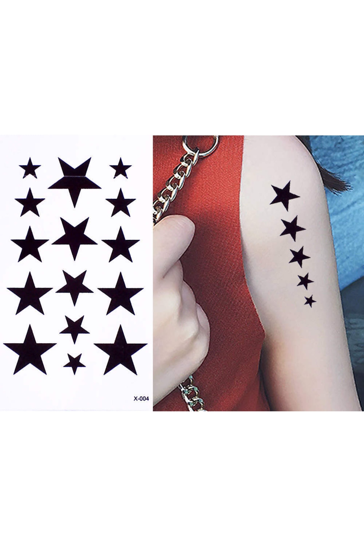 Everglow Jewelry Yıldız Geçici Dövme