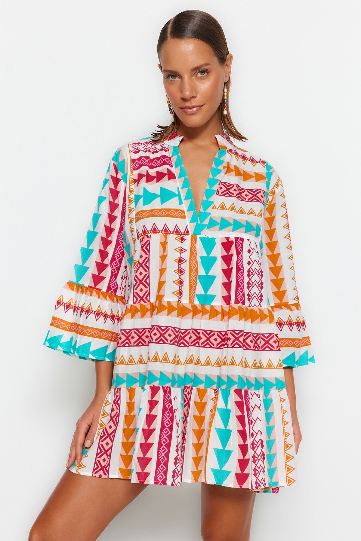 Trendyol Collection Kleid Mehrfarbig Shift