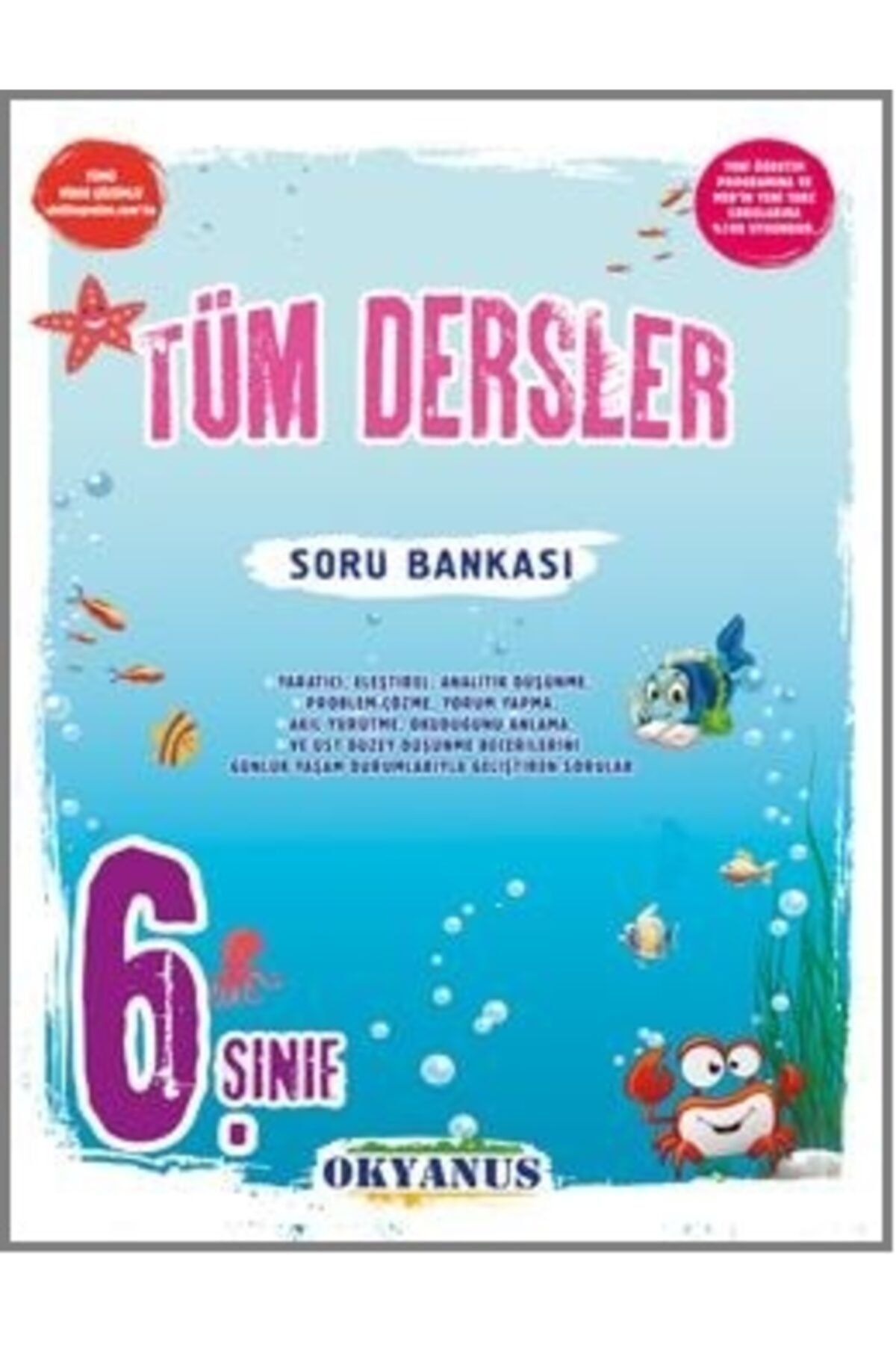 6. Sınıf Tüm Dersler Soru Bankası Okyanus yayıncılık
