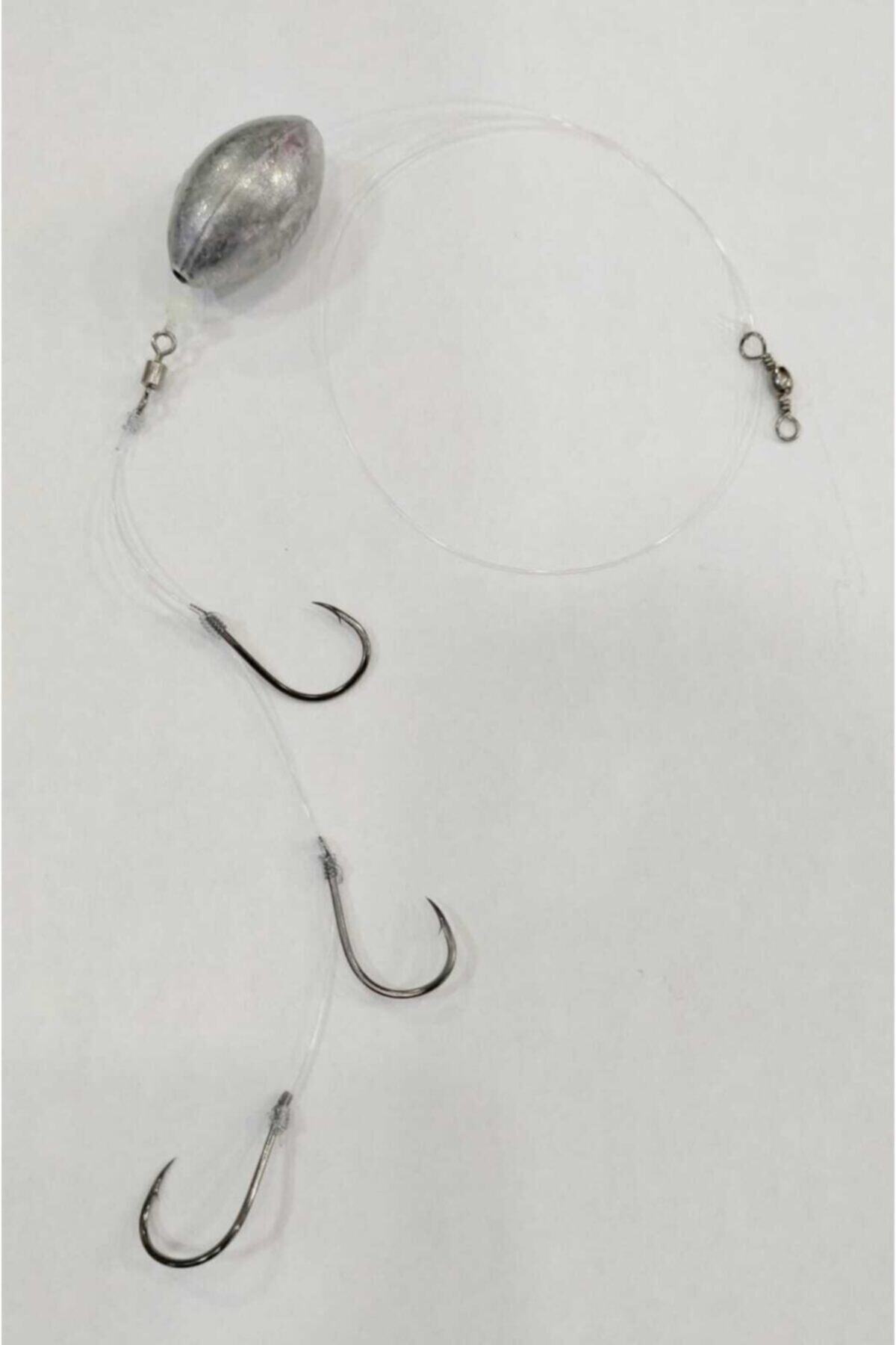 BAUER Gümüş Olta Gezer Çipura Takımı 60gr