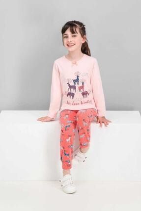 Kız Çocuk Uzun Kol Pijama Takımı RP1547-C