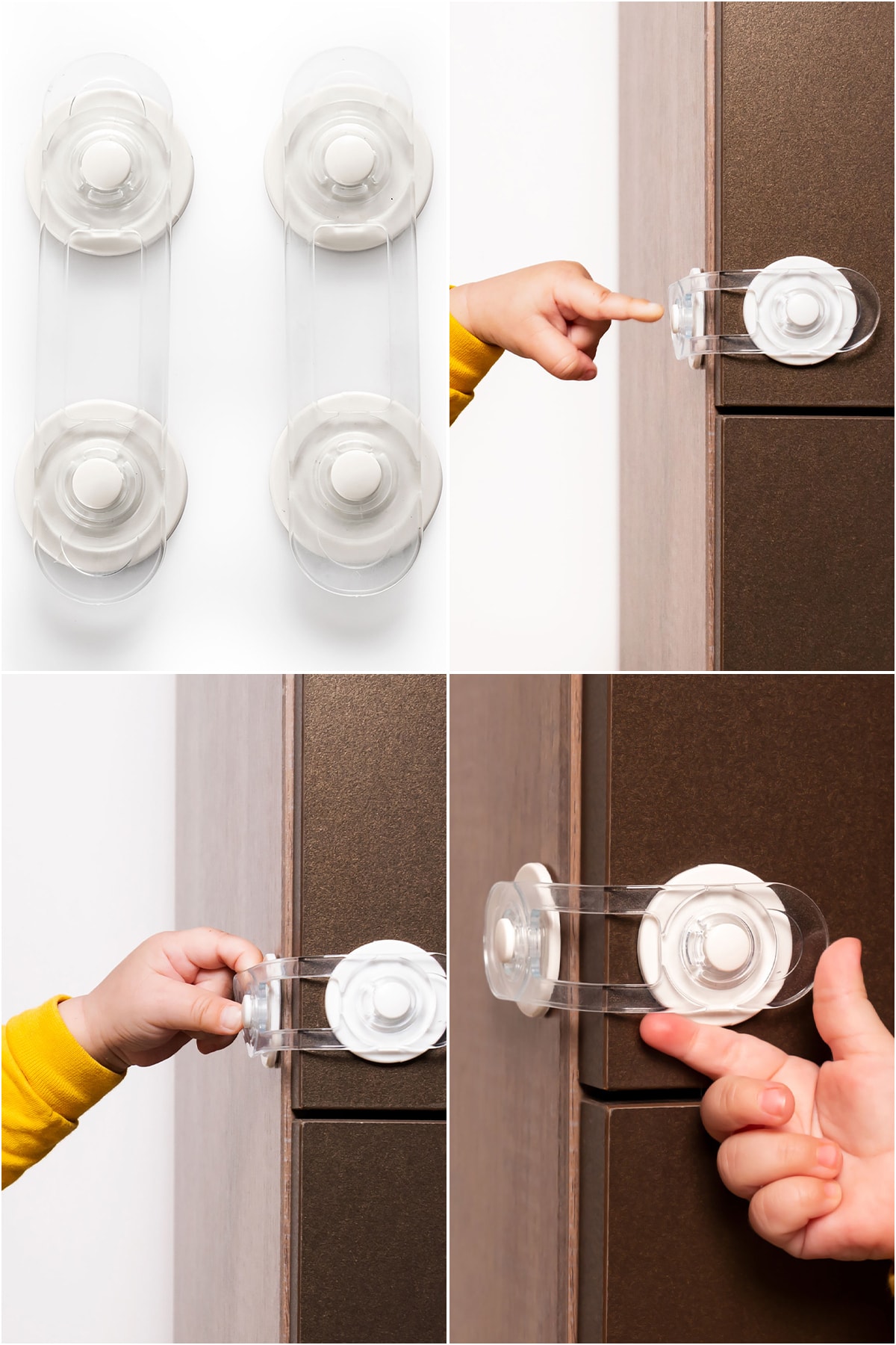 İdeal Baby 6'şar Adet Mini Çok Amaçlı Kilit + Kapak Kilidi + Priz Kapağı + Köşe Kilidi fotoğrafı 5 (önizleme)