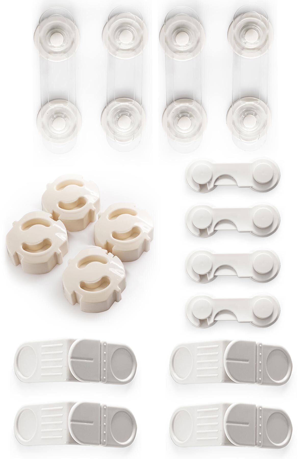 İdeal Baby 4'er Adet Mini Çok Amaçlı Kilit Kapak Kilidi Priz Kapağı ve Köşe Kilidi fotoğrafı 3 (önizleme)