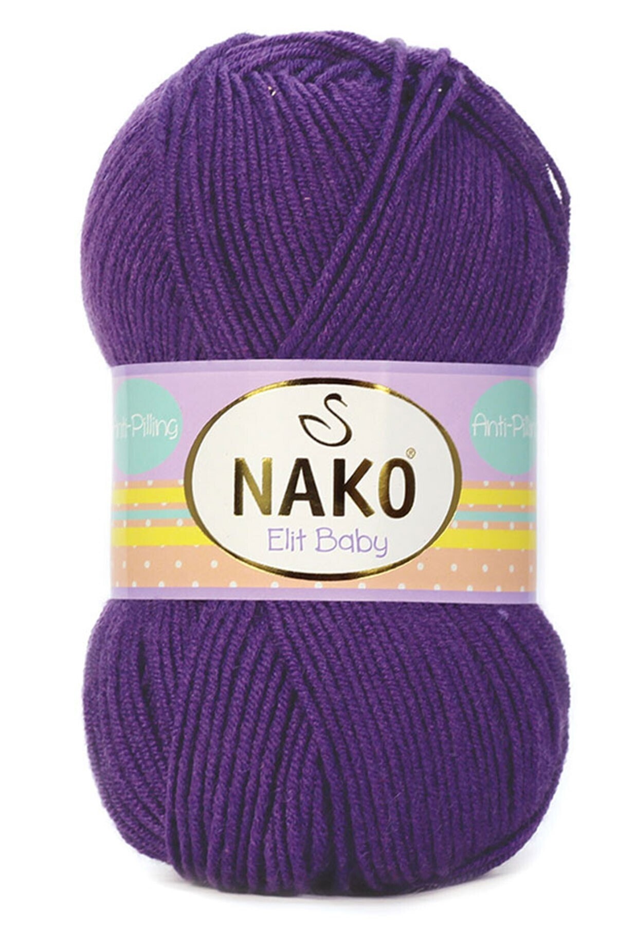 NAKO Elit Baby (anti-pilling) El Örgü Ipi Ipliği Yünü Renk Kodu:10253 Erik Moru