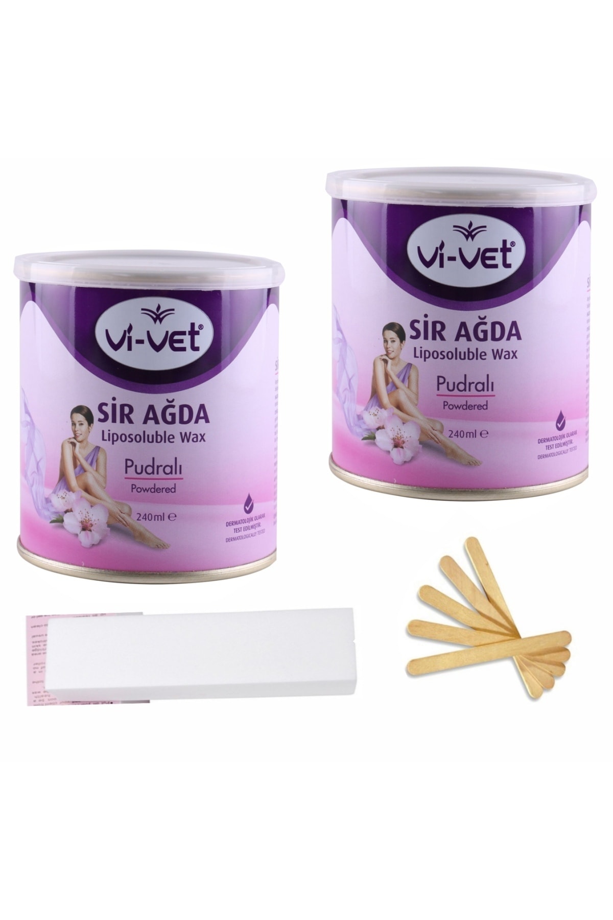 Vi-vet Konserve Sir Ağda Pudralı 240ml 2'li Set — artvı101
