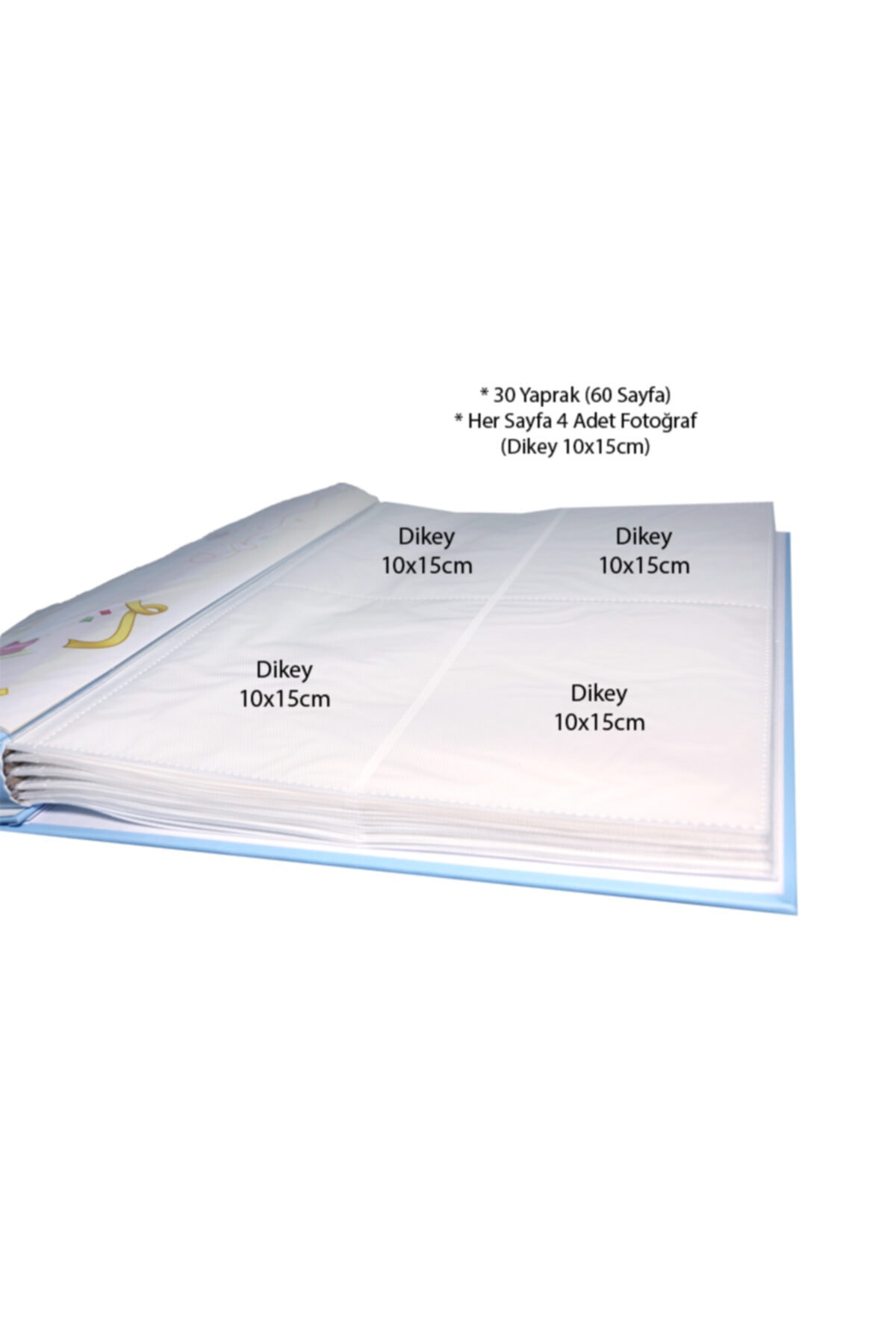 Dijital Dünyası 10x15cm 240’lık Erkek Bebek Fotoğraf Albümü fotoğrafı 2 (önizleme)