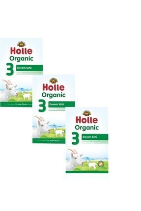 3 Organik Keçi Büyüme Sütü 400gr 3'lü Paket HOLLEK3400X3